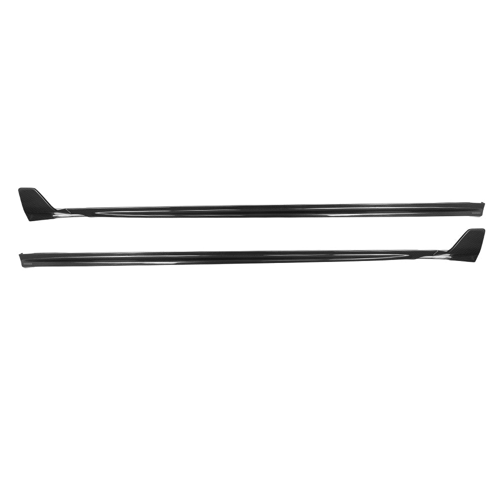 G8X Dry Carbon Fiber Side Skirt Extensions