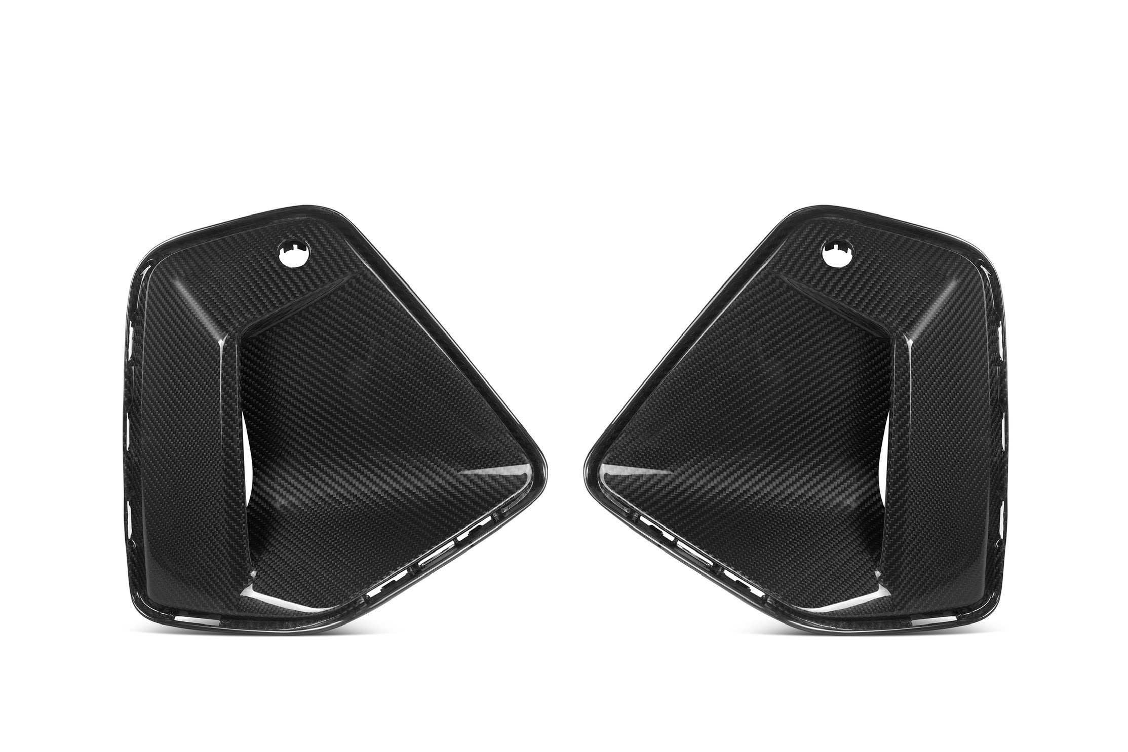 G60 OEM Style Dry Carbon Fiber Front Side Vent Trim