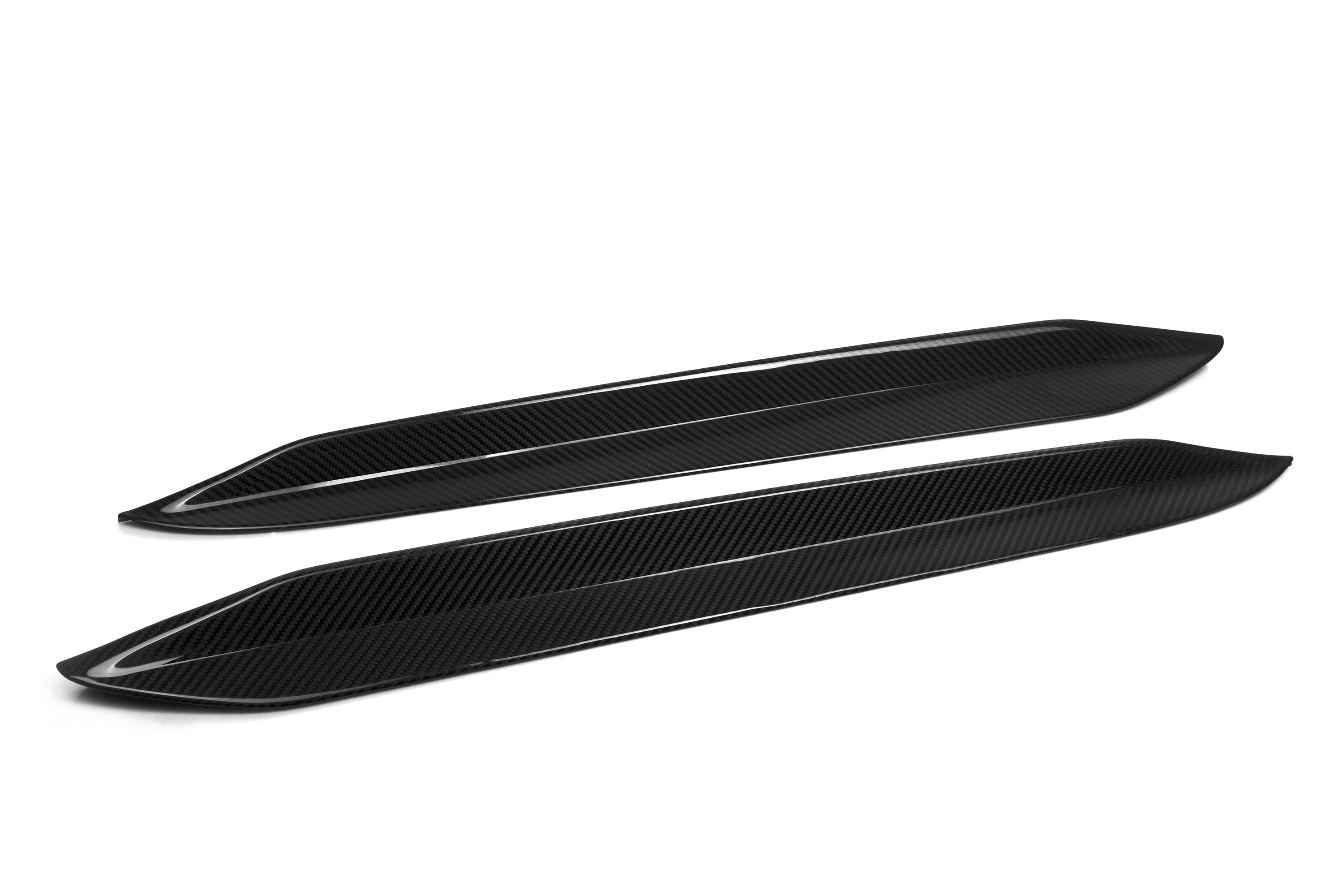 X6M F96 MP Style Dry Carbon Fiber Rear Window Inserts