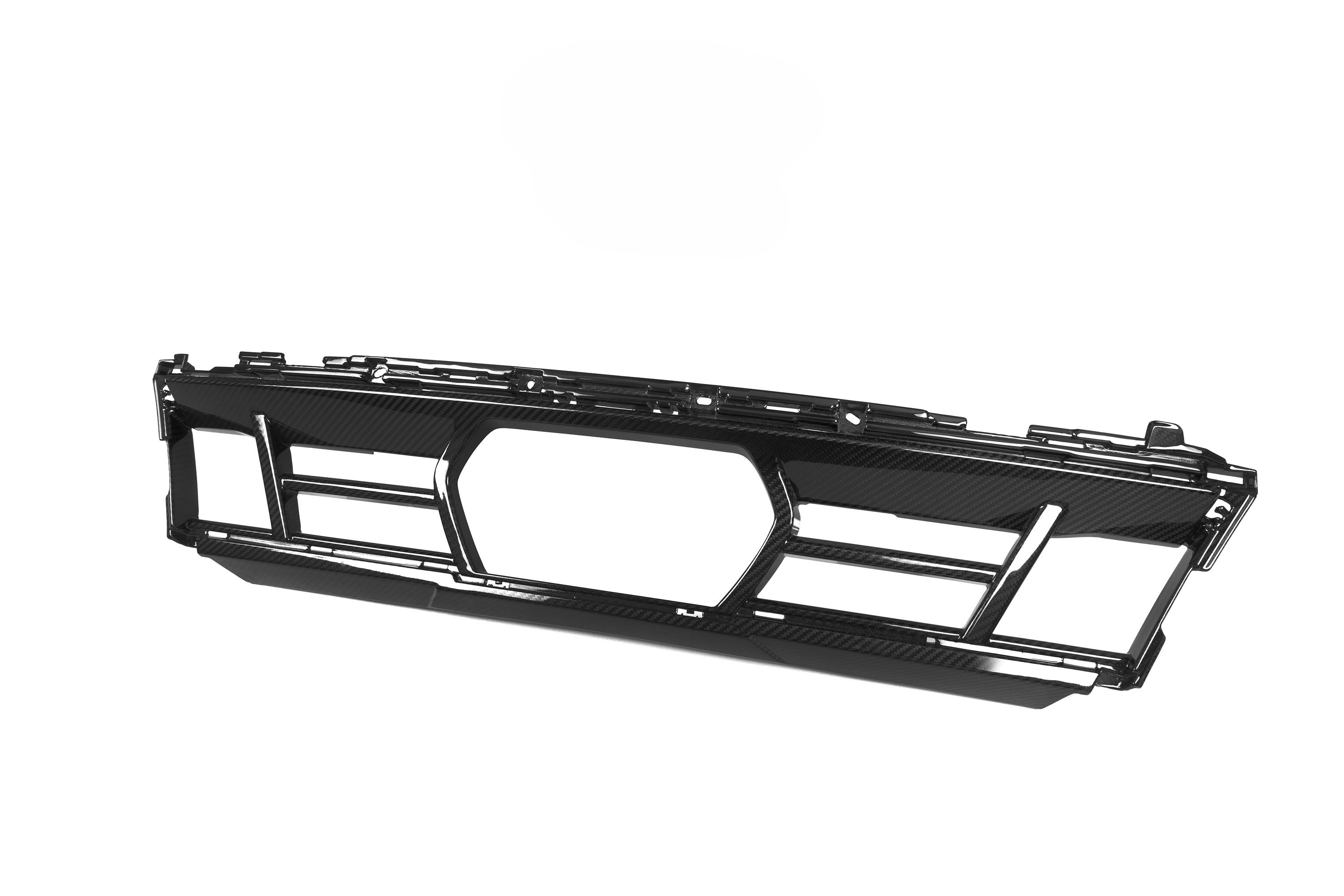 G05 X5 LCI SQ Style Dry Carbon Front Bumper Center Trim