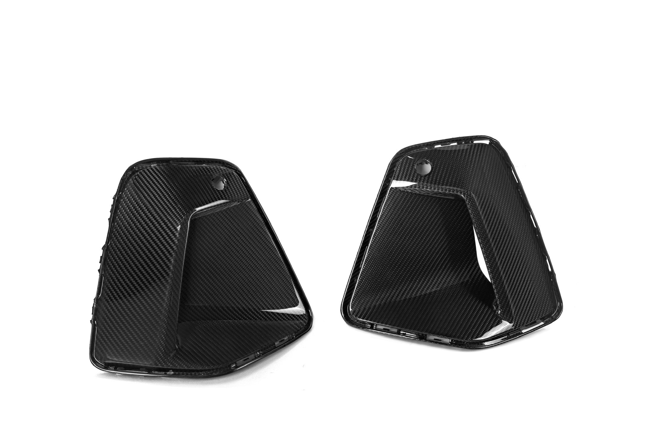 G60 OEM Style Dry Carbon Fiber Front Side Vent Trim