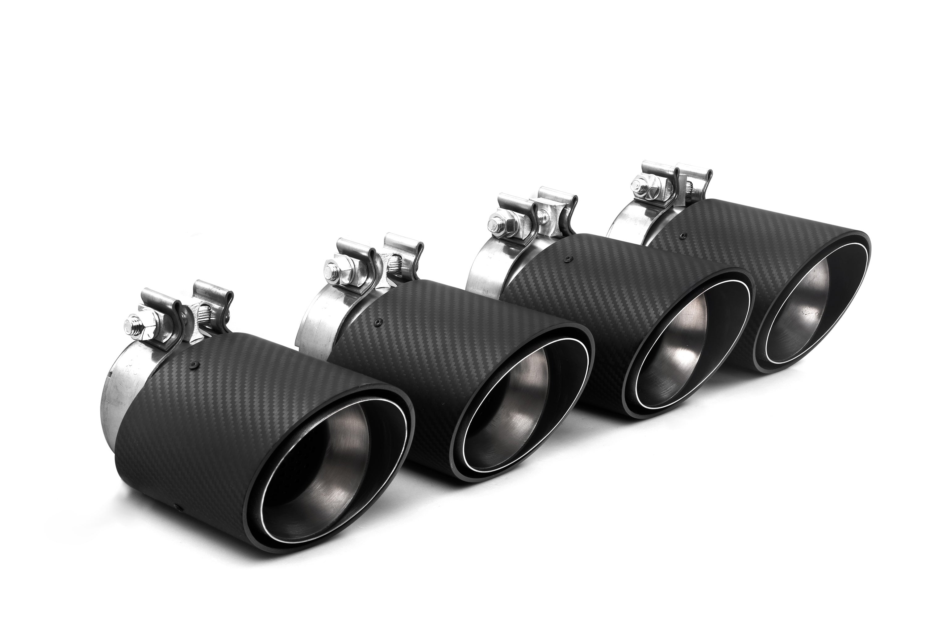 G90 M5 OEM Style Dry Carbon Fiber Exhaust Tips