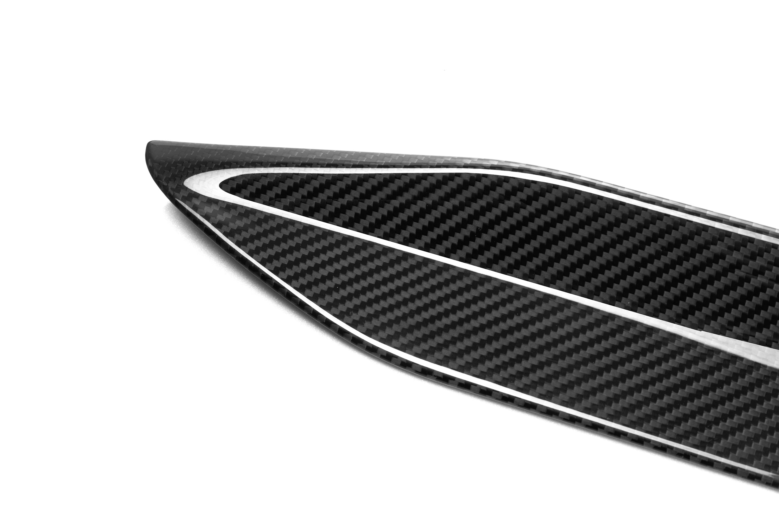 X6M F96 MP Style Dry Carbon Fiber Rear Window Inserts