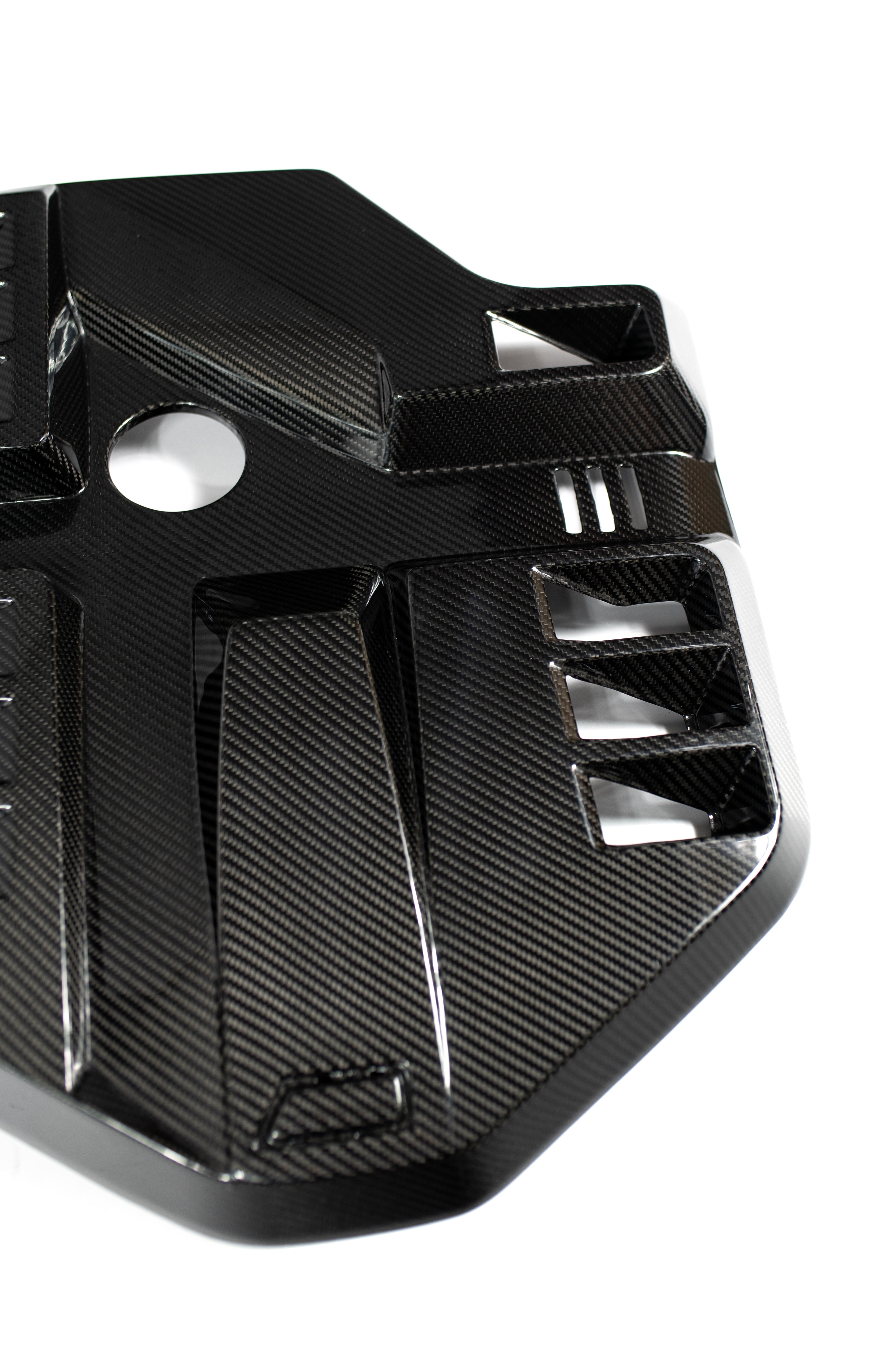 S58 carbon fiber engine cover