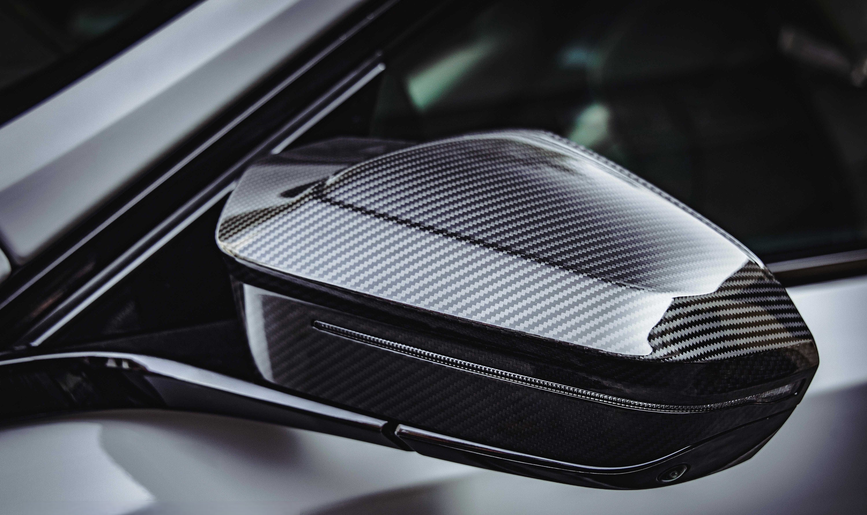 G90 G99 M5 Style Dry carbon Fiber Mirror Covers