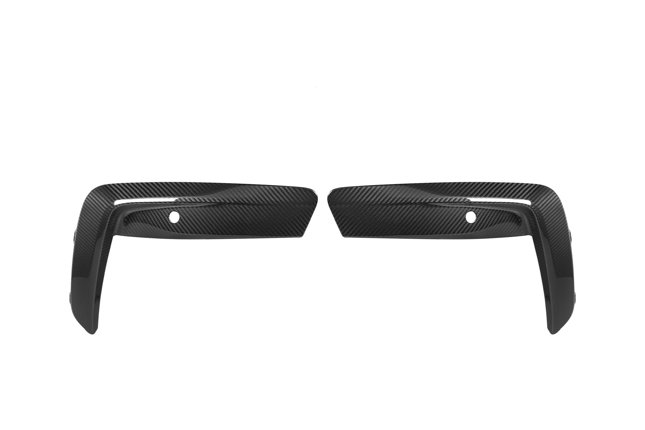 M8 F91 OEM Style Dry Carbon Fiber Front Bumper Trim