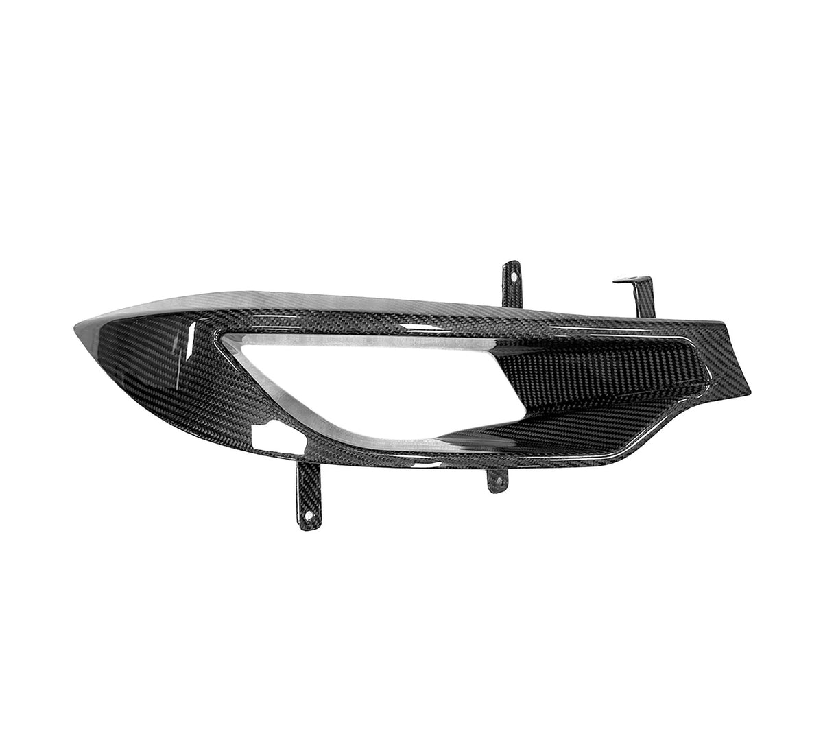 F8X Dry Carbon Fiber Headlight Delete Intake Duct