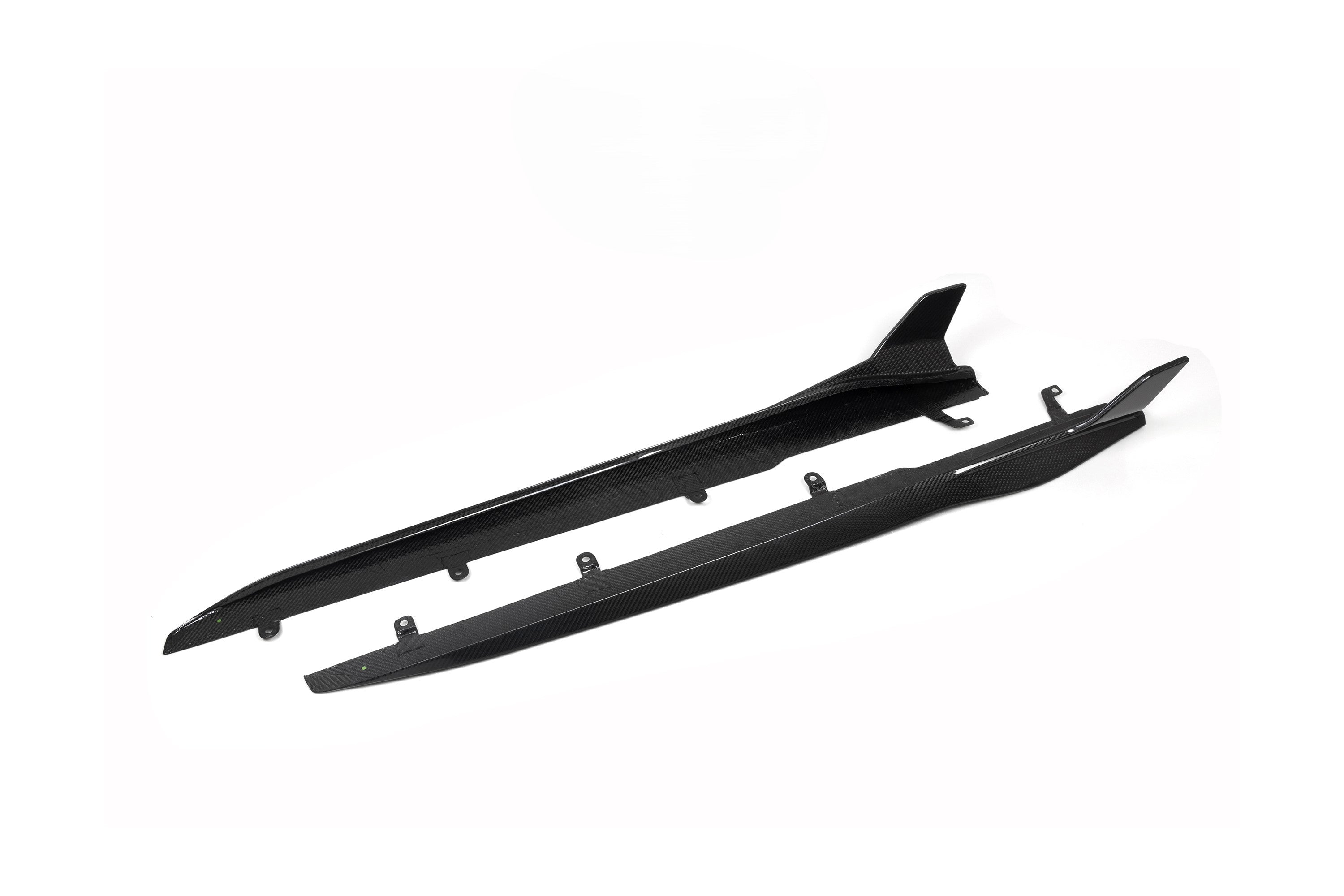 G16 SQ style dry carbon side skirts