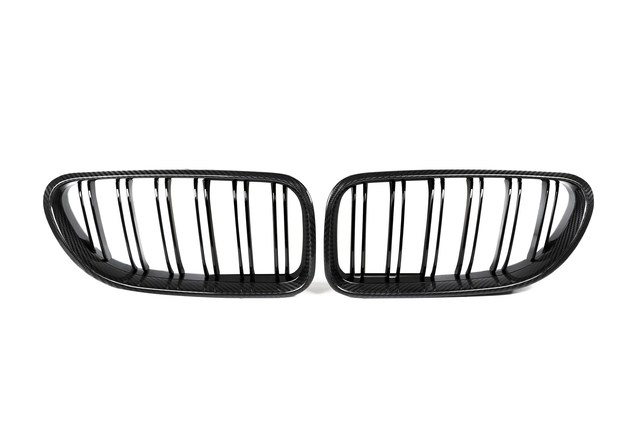 6 Series F06 Double Slat Dry Carbon Fiber Grill