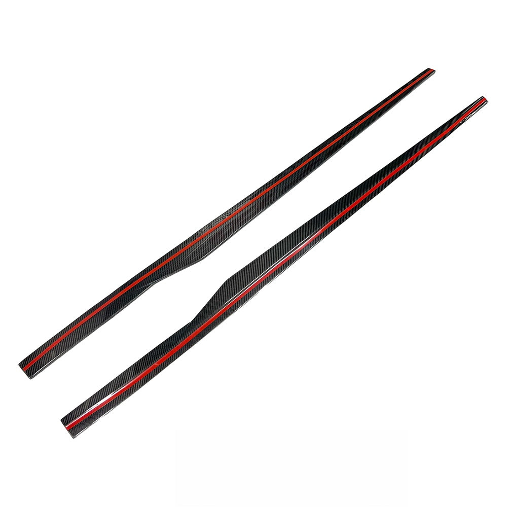 G87 Dry Carbon Fiber Side Skirt Extensions