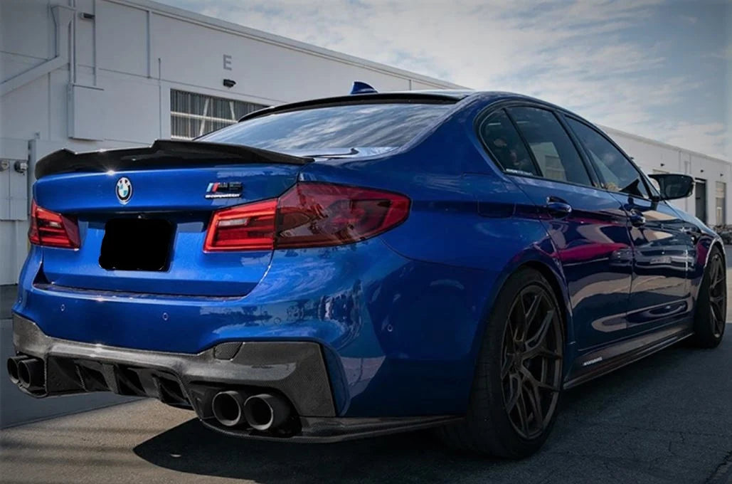 F90 M5 Dry Carbon Fiber High Kick Spoiler