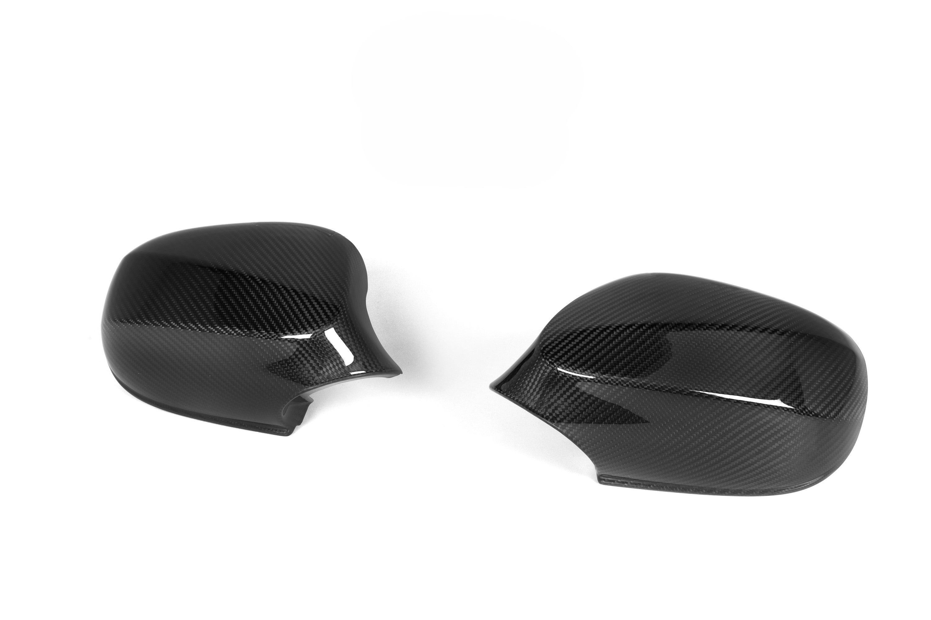 E9X M3 OEM Style carbon fiber mirror caps in pre-preg carbon fiber