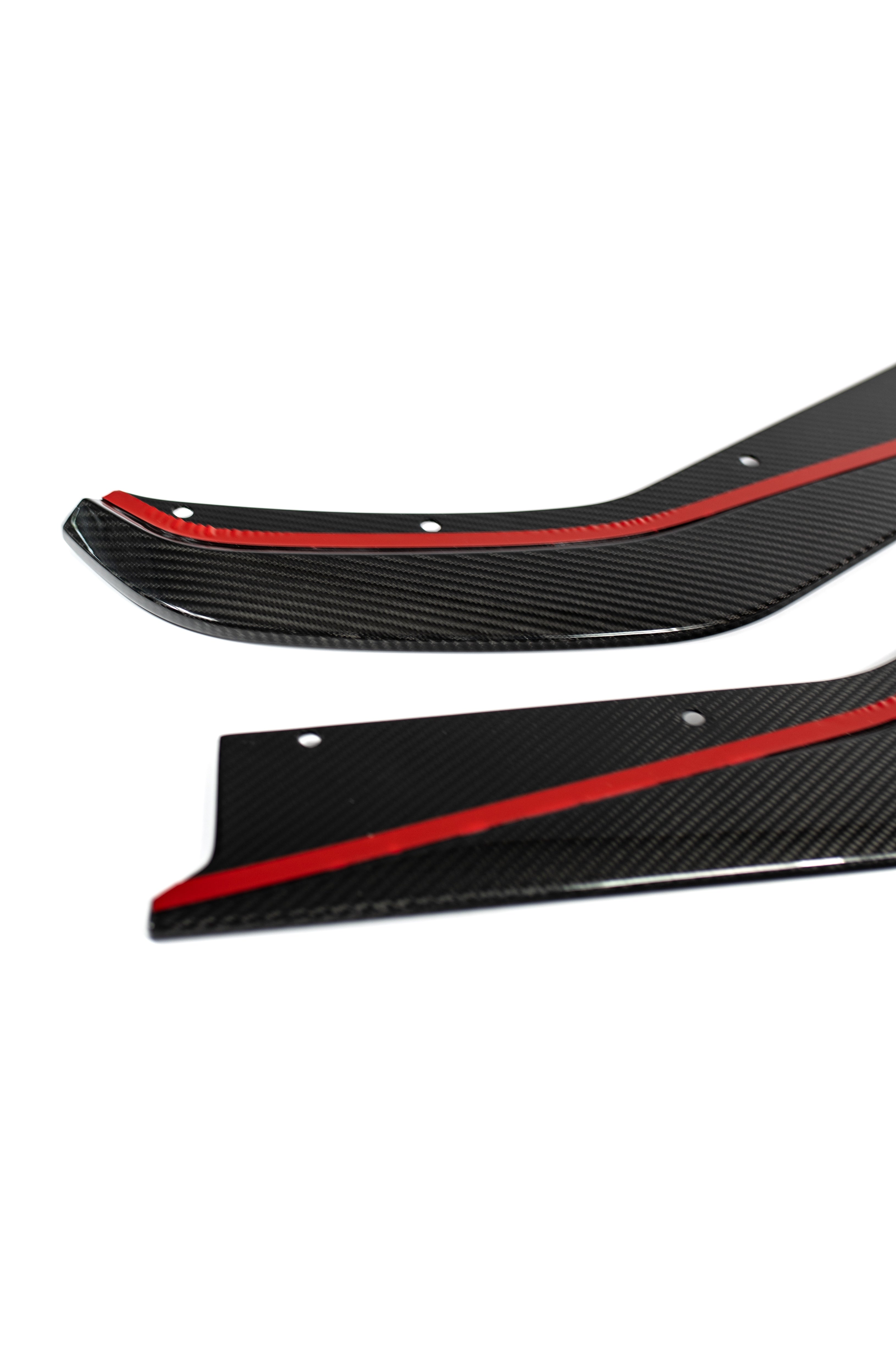 Carbon fiber rear skirt extensions G8X