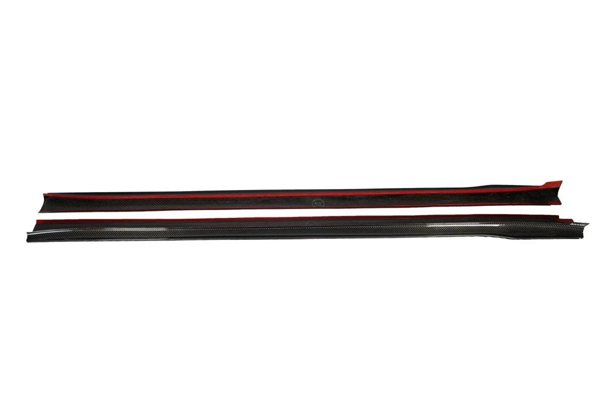 F97/F98 X3M/X4M PRELCI V2 Style Dry Carbon Side Skirts