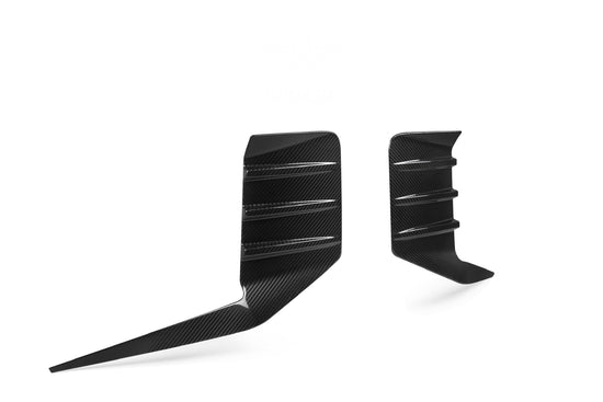 G87 dry carbon fiber rear bumper trim