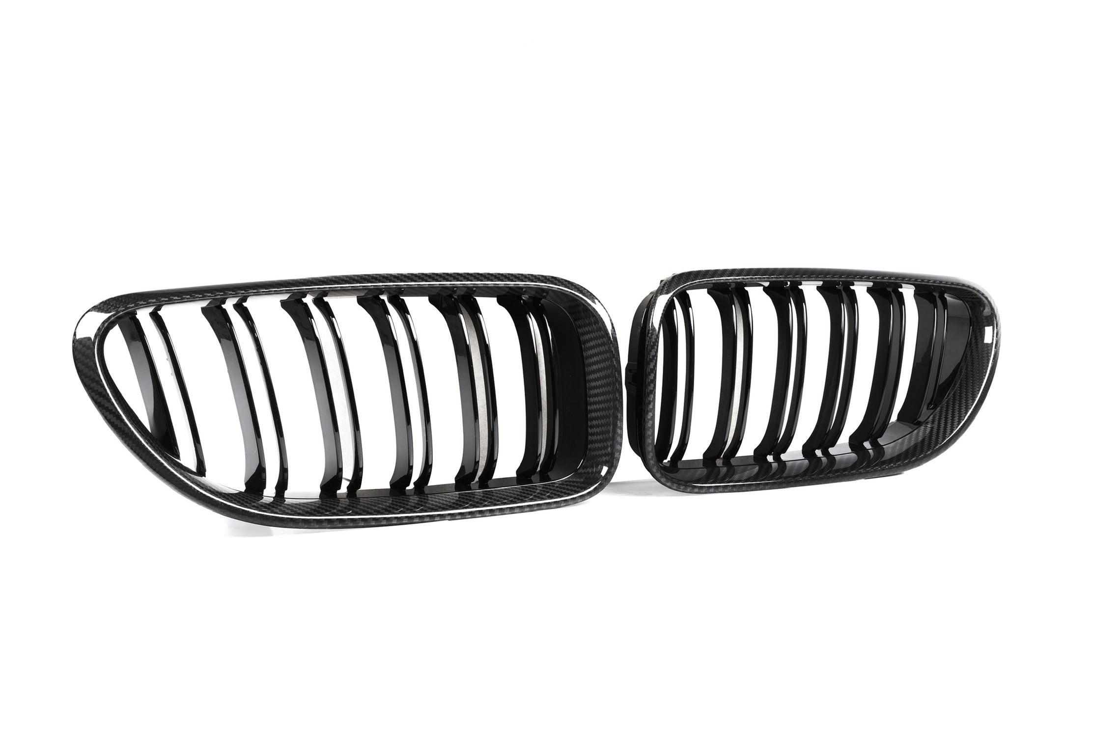 6 Series F06 Double Slat Dry Carbon Fiber Grill