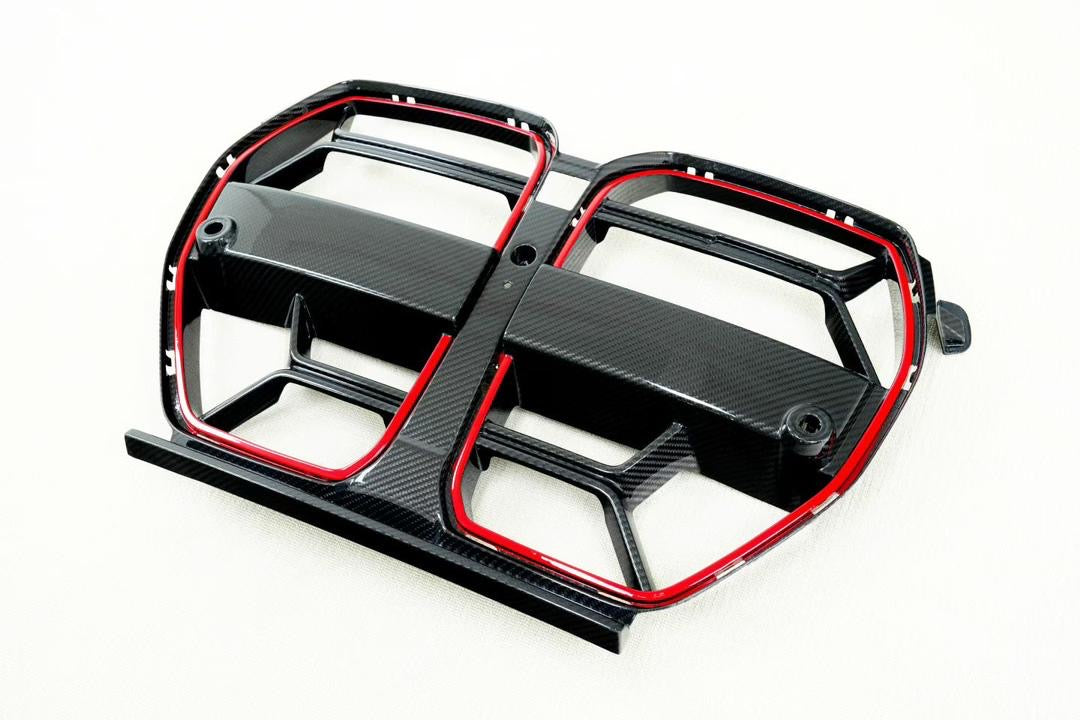 G8X Dry Carbon Fiber V2 REDLINE Grill With or Without ACC