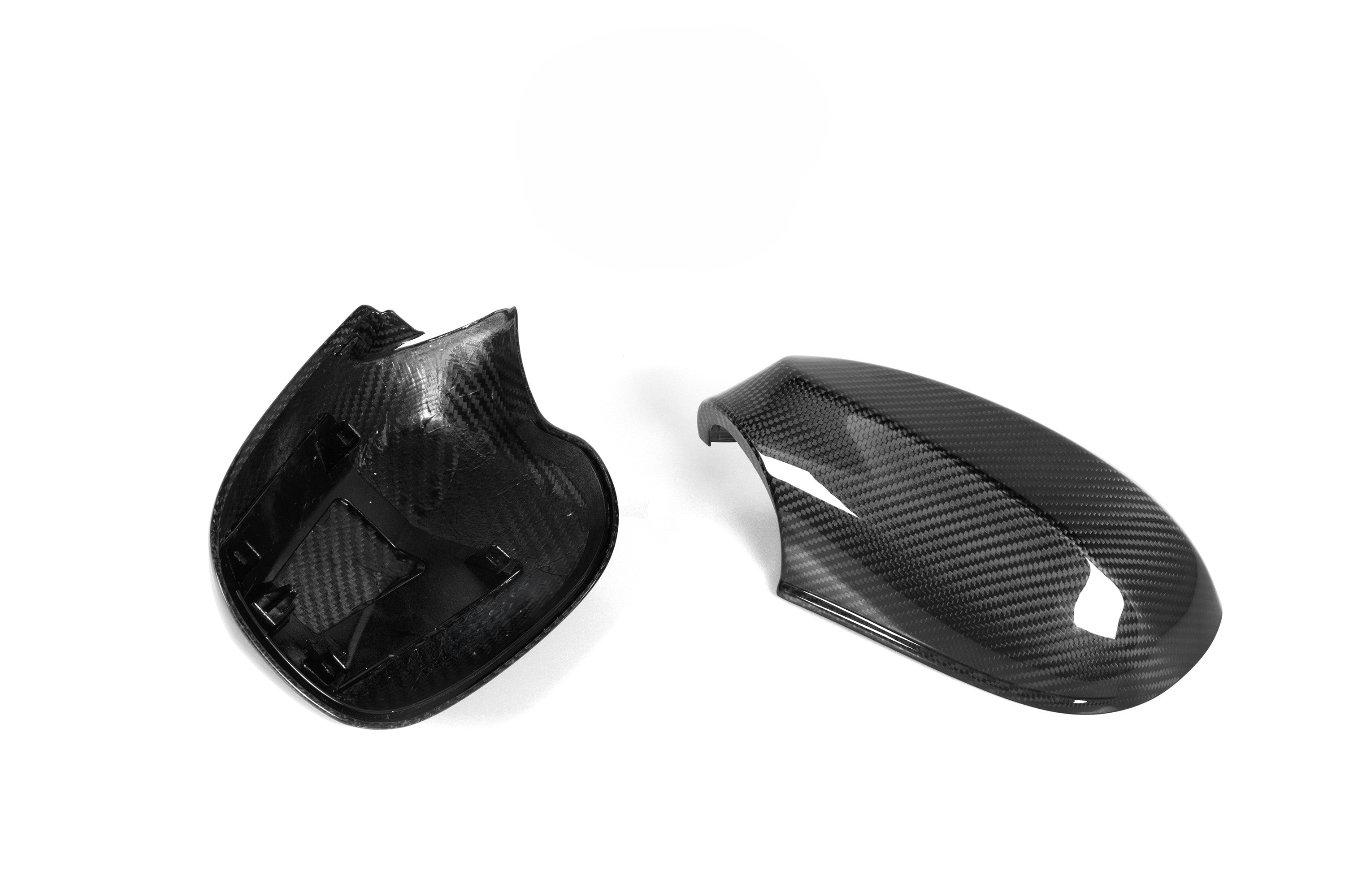 Durable E9X M3 OEM Style carbon fiber mirror caps