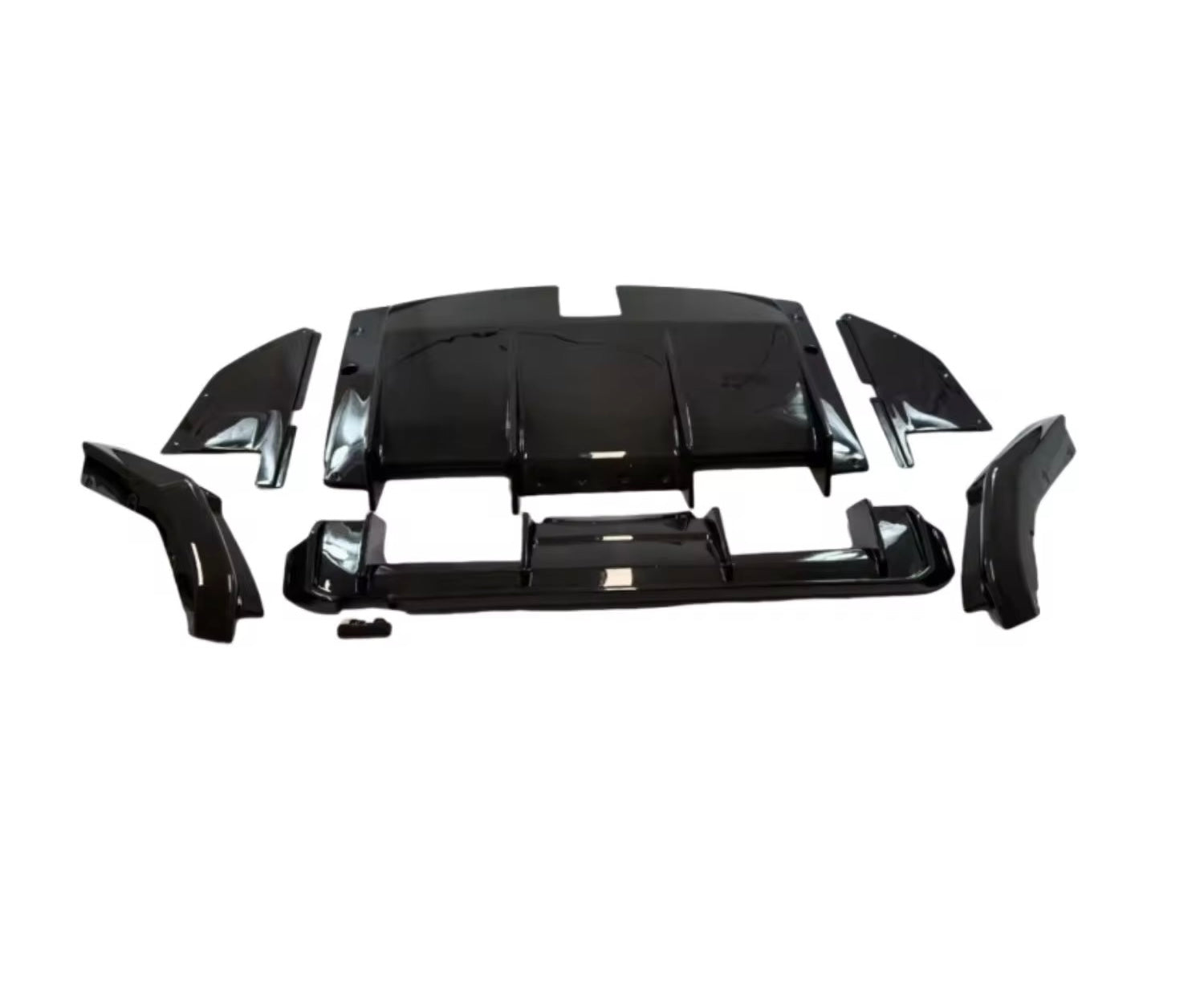 G8X DRY CARBON FIBER 7 PIECE RACE DIFFUSER/UNDERTRAY