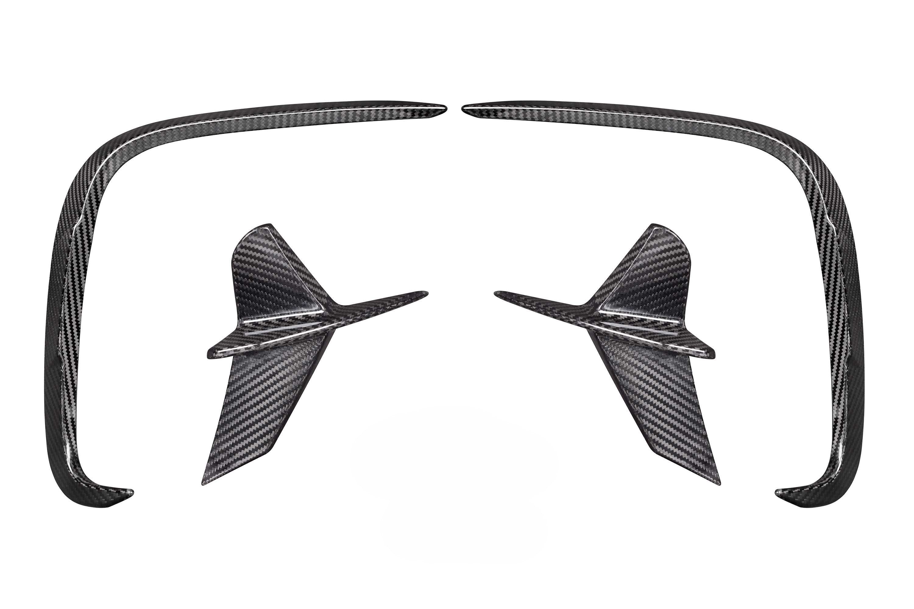 Dry carbon rear canards for G14 G15 G16