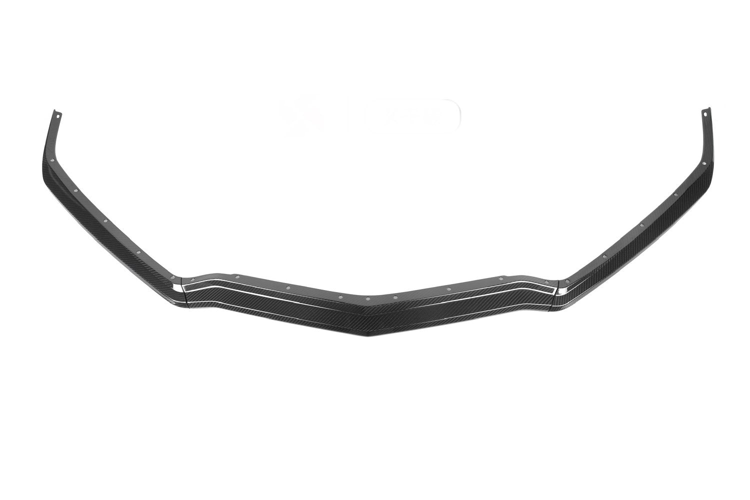 Dry Carbon C8 Corvette front lip with sleek carbon fiber design