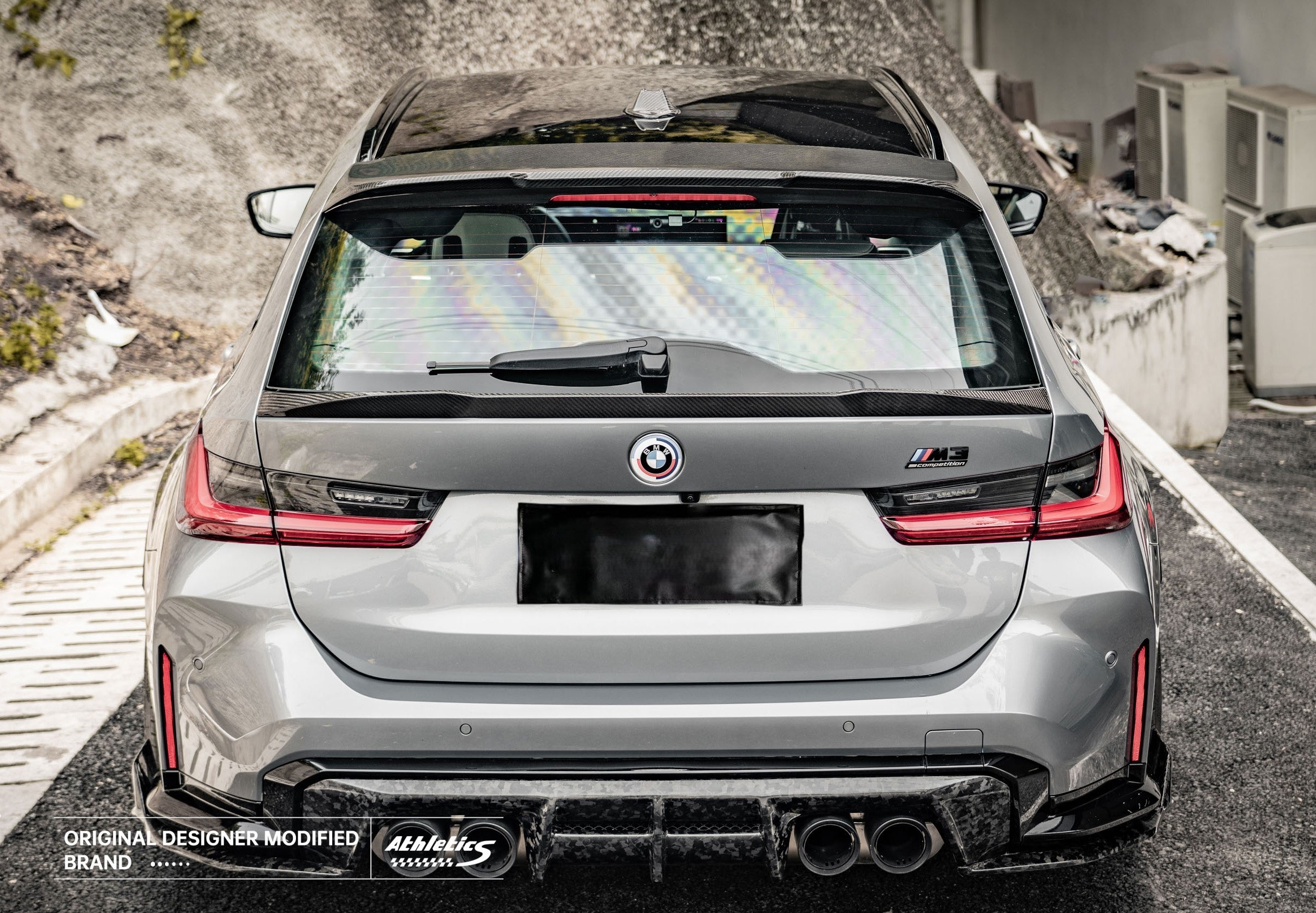 G81 Touring SQ carbon fiber rear wing