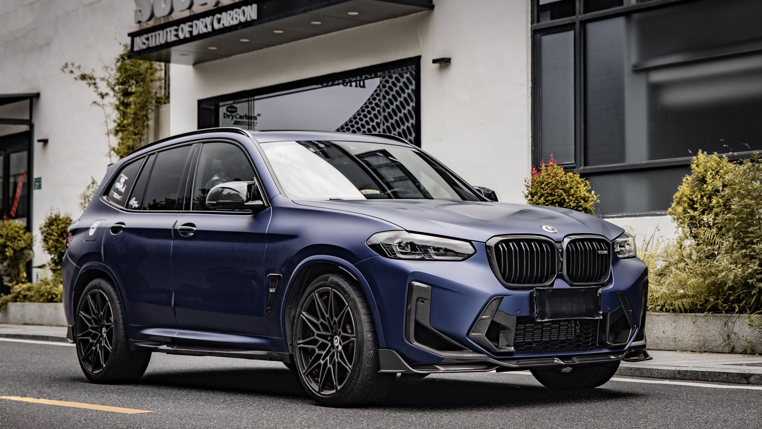 F97 X3M LCI SQ Style Dry Carbon Front Lip | NWCarbon Haus