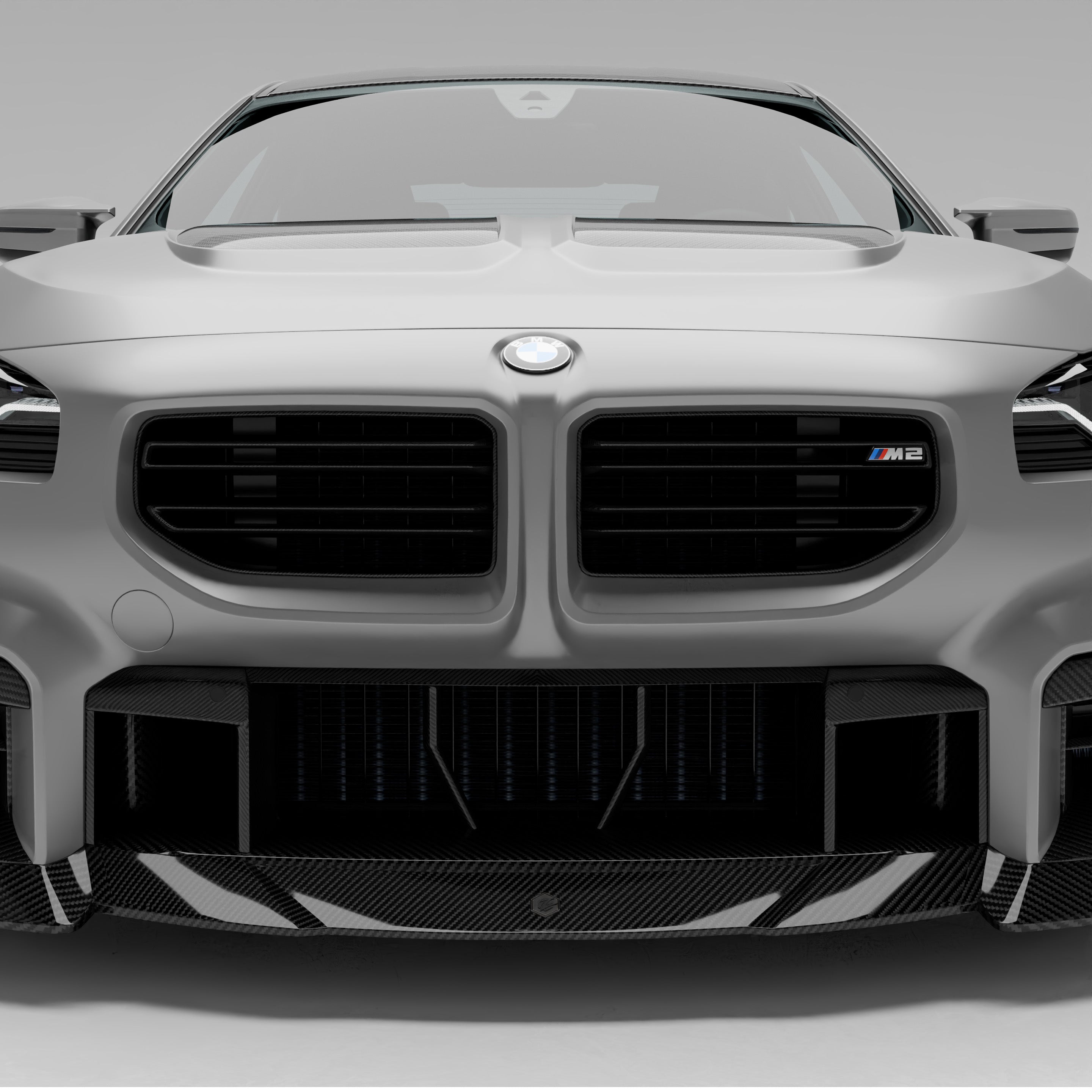 BMW M2 G87 Carbon Fiber Front Grill - Revozport