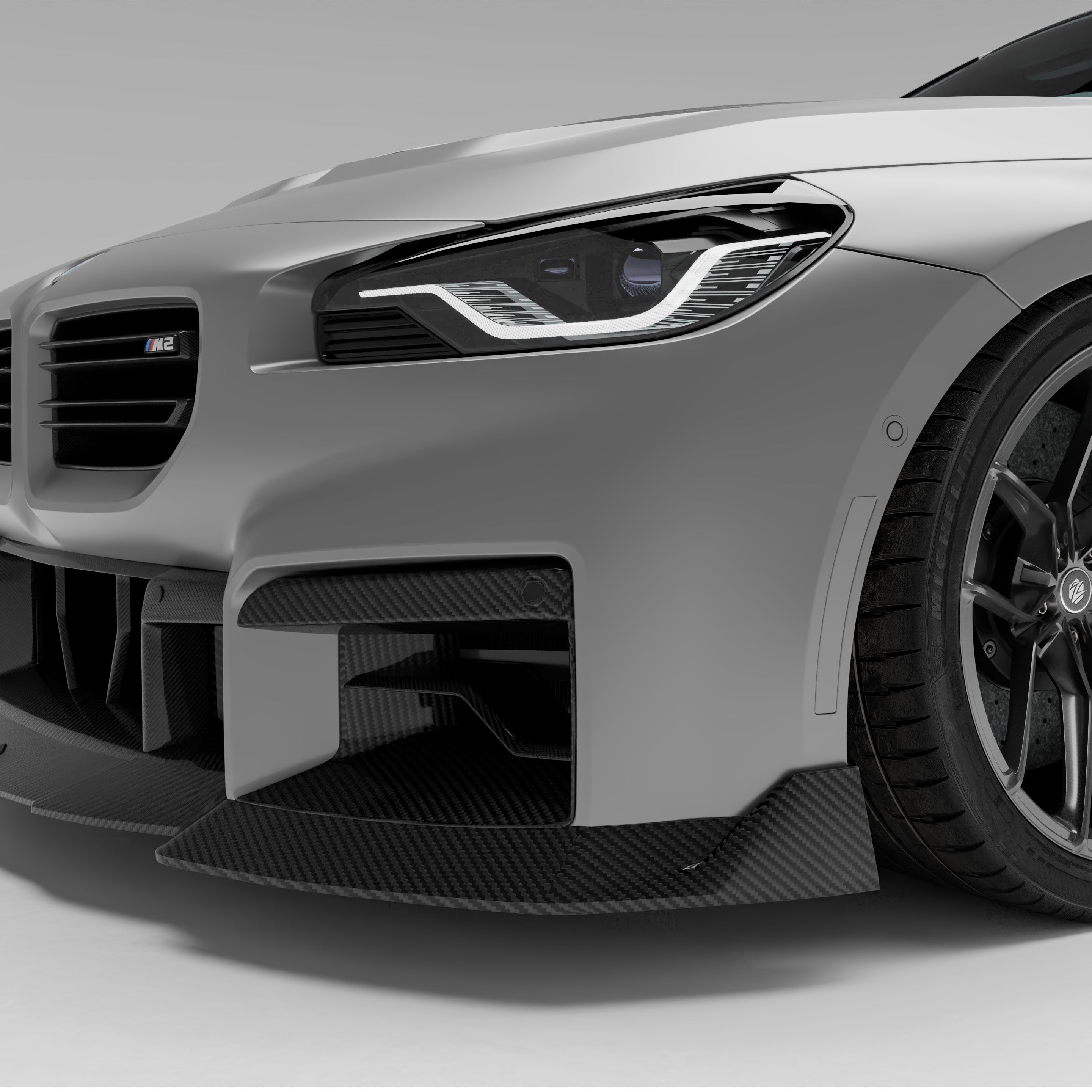BMW M2 G87 Carbon Fiber Front Inlets - Revozport