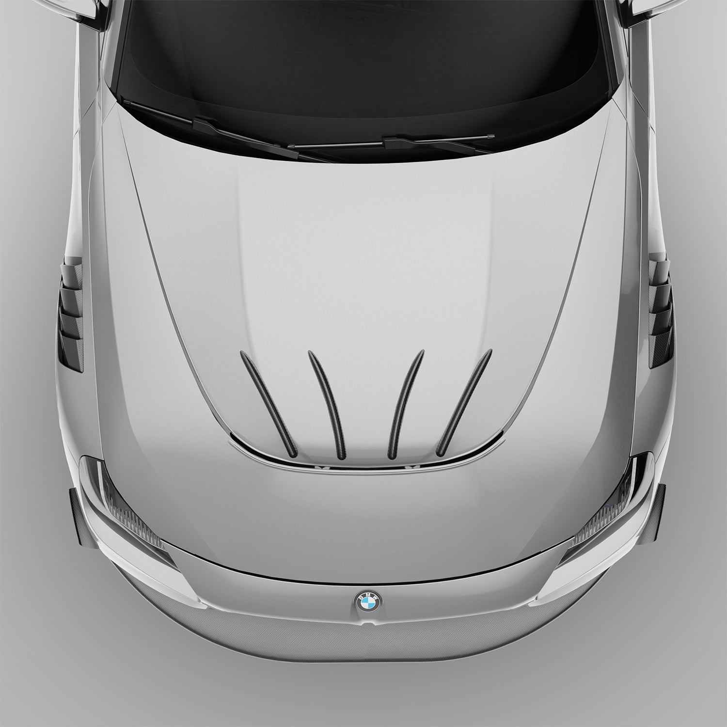 BMW M2 G87 Carbon Fiber Hood & Strakes - Revozport