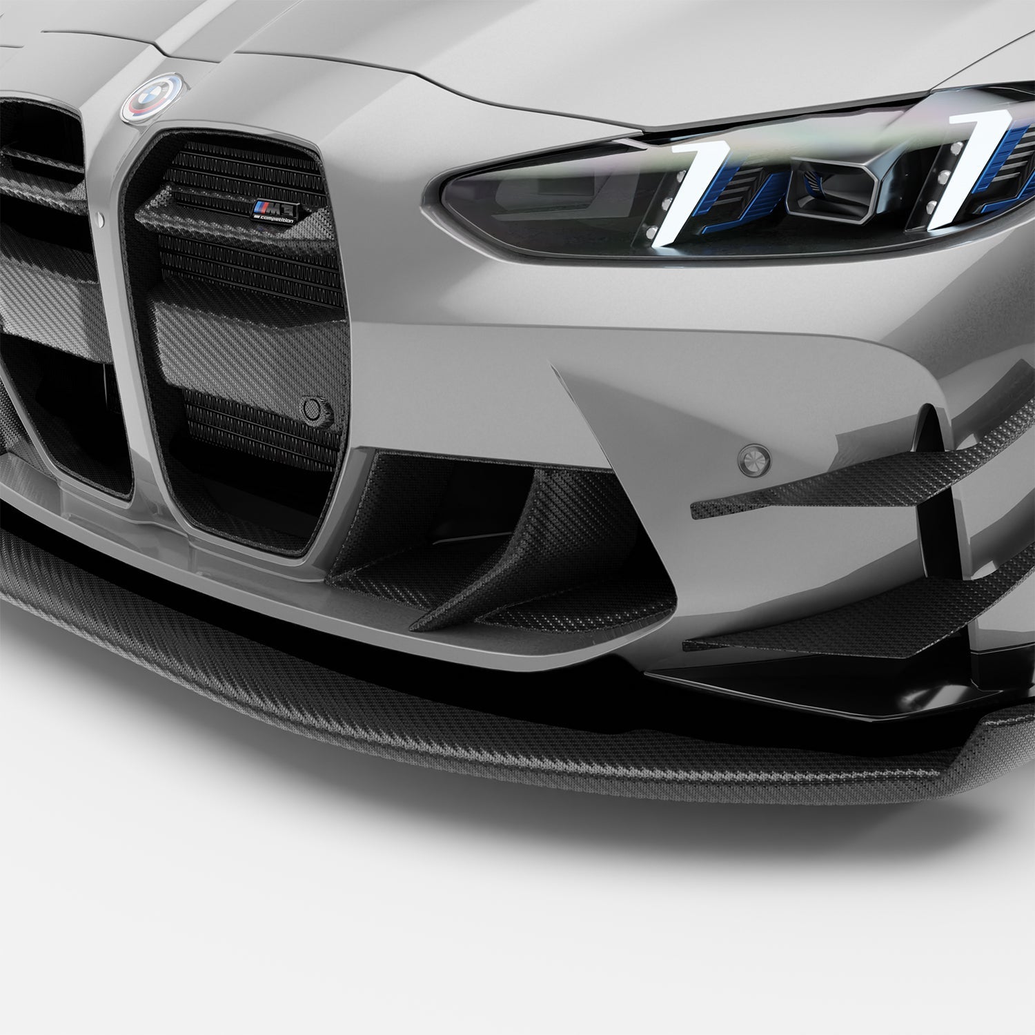 BMW M3 G80 Carbon Fiber Front Bumper Inlets - Revozport