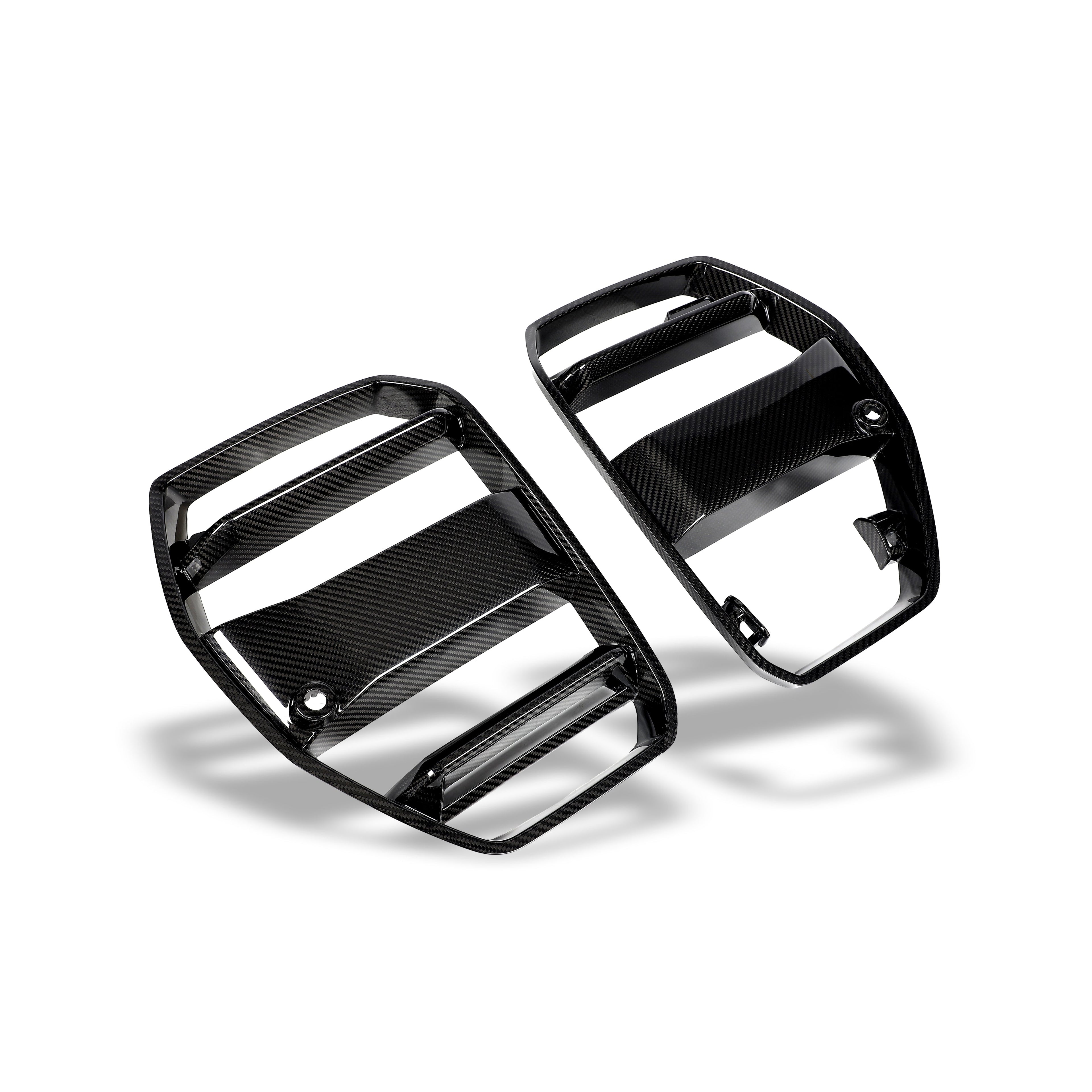 BMW M4 G82 Carbon Fiber Front Grill（with ACC） - Revozport