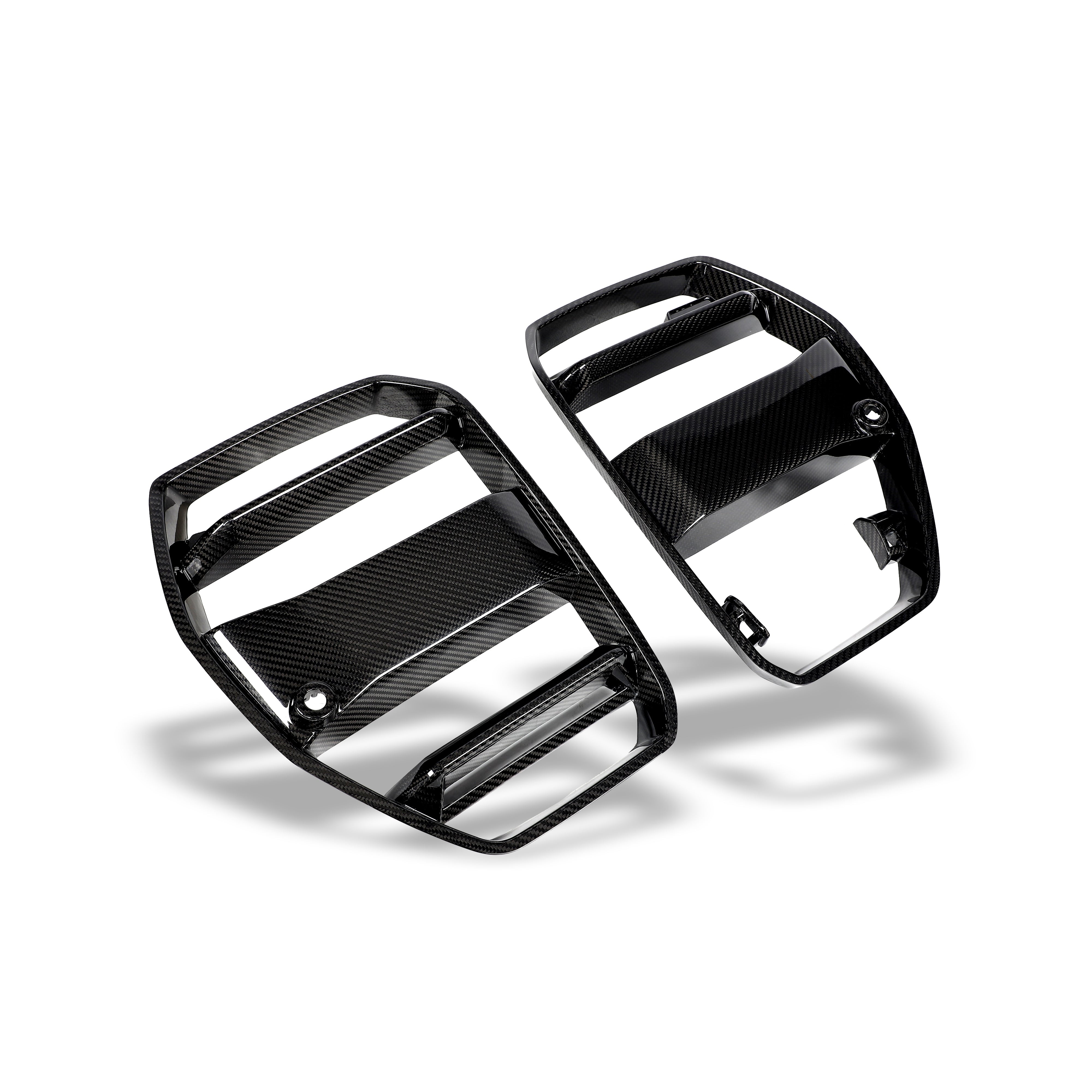 BMW M4 G82 Carbon Fiber Front Grill（with ACC） - Revozport