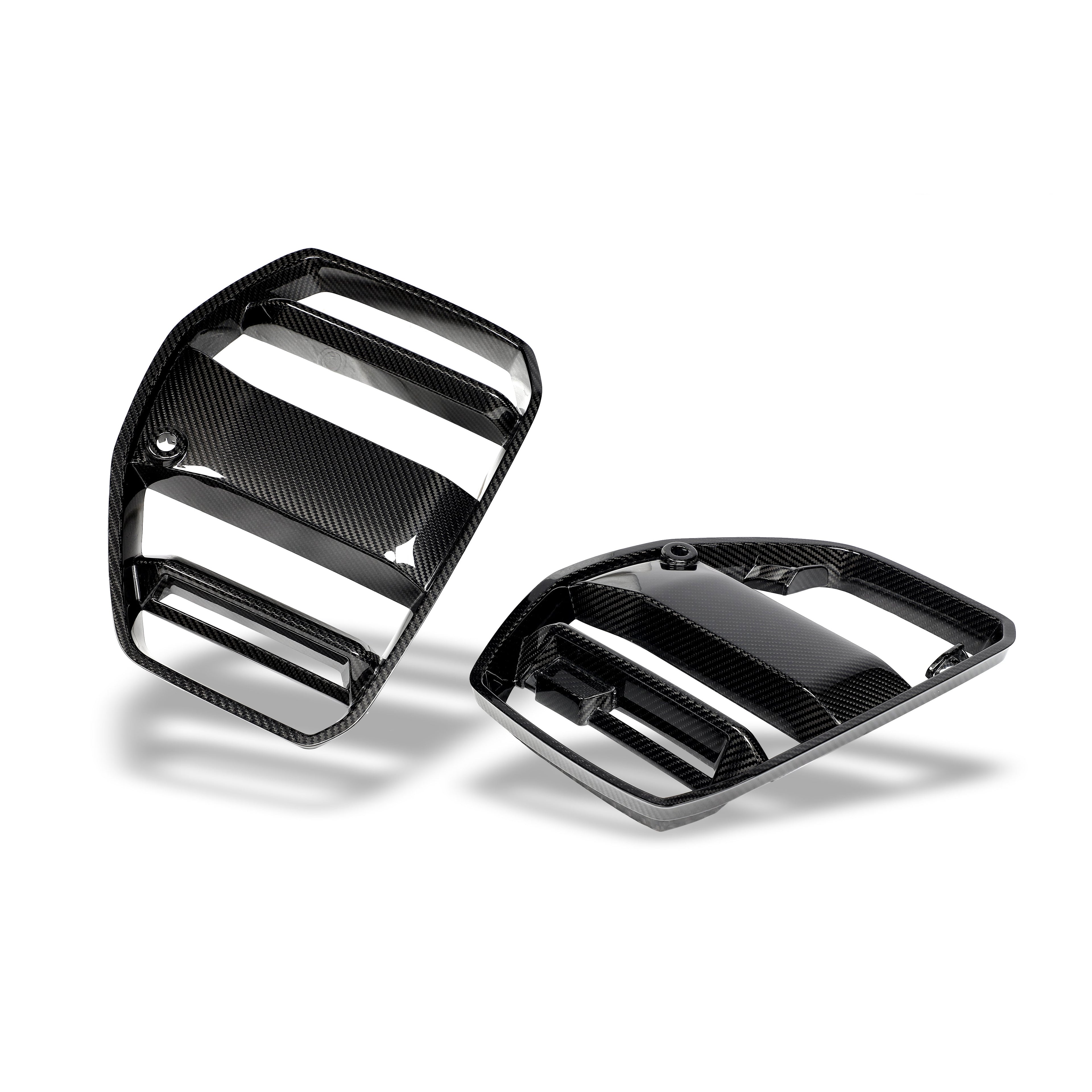 BMW M4 G82 Carbon Fiber Front Grill（with ACC） - Revozport