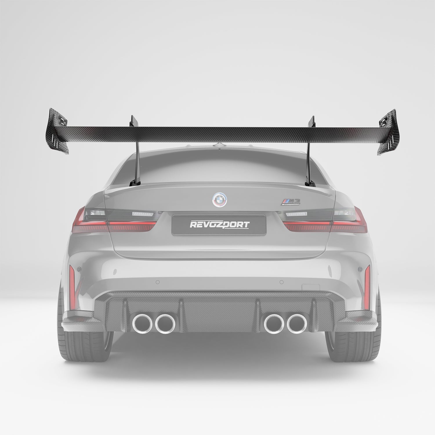 BMW M3 G80 Carbon Fiber Rear Wing - Revozport