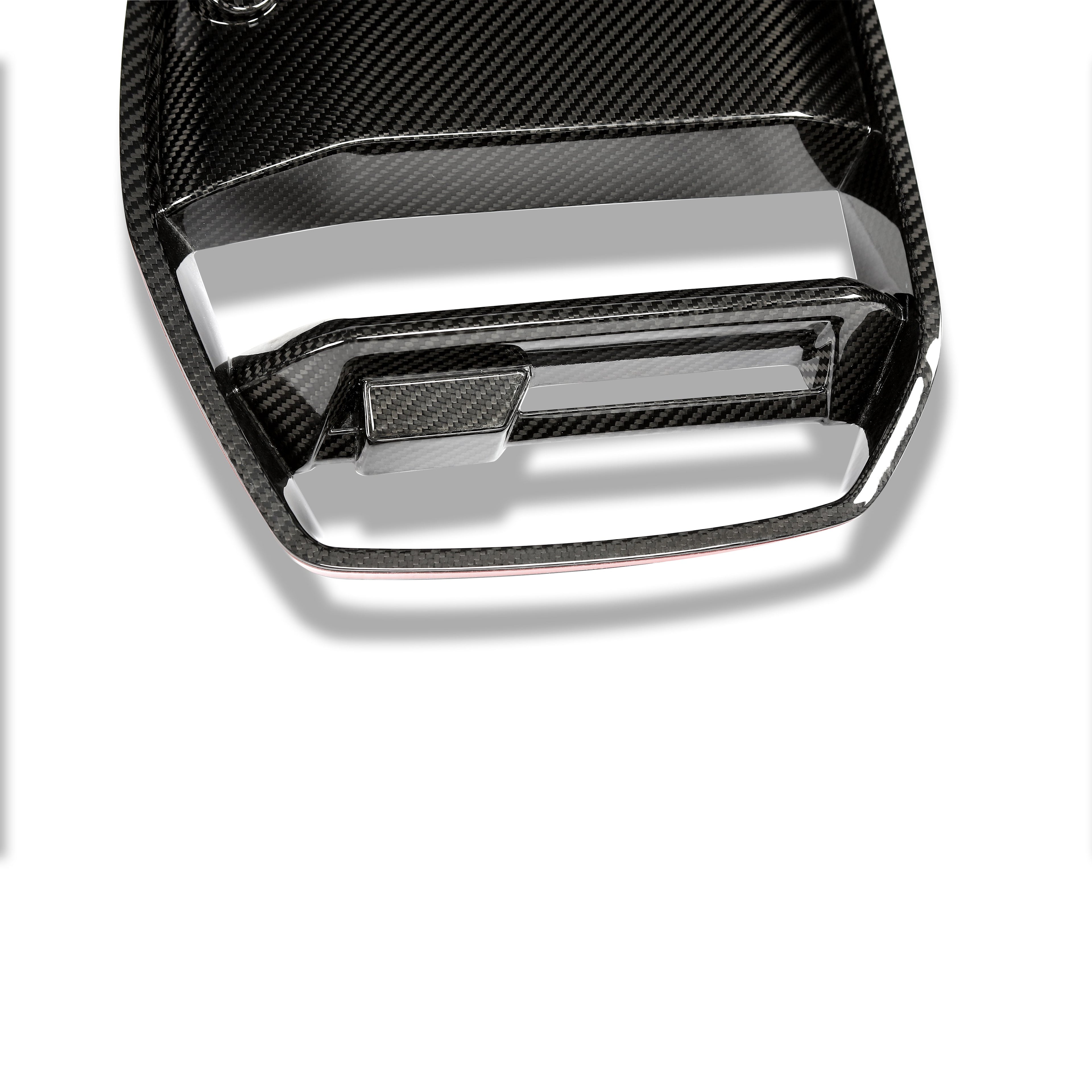 BMW M3 G80 Sedan Carbon Fiber Front Grill (without ACC) - Revozport