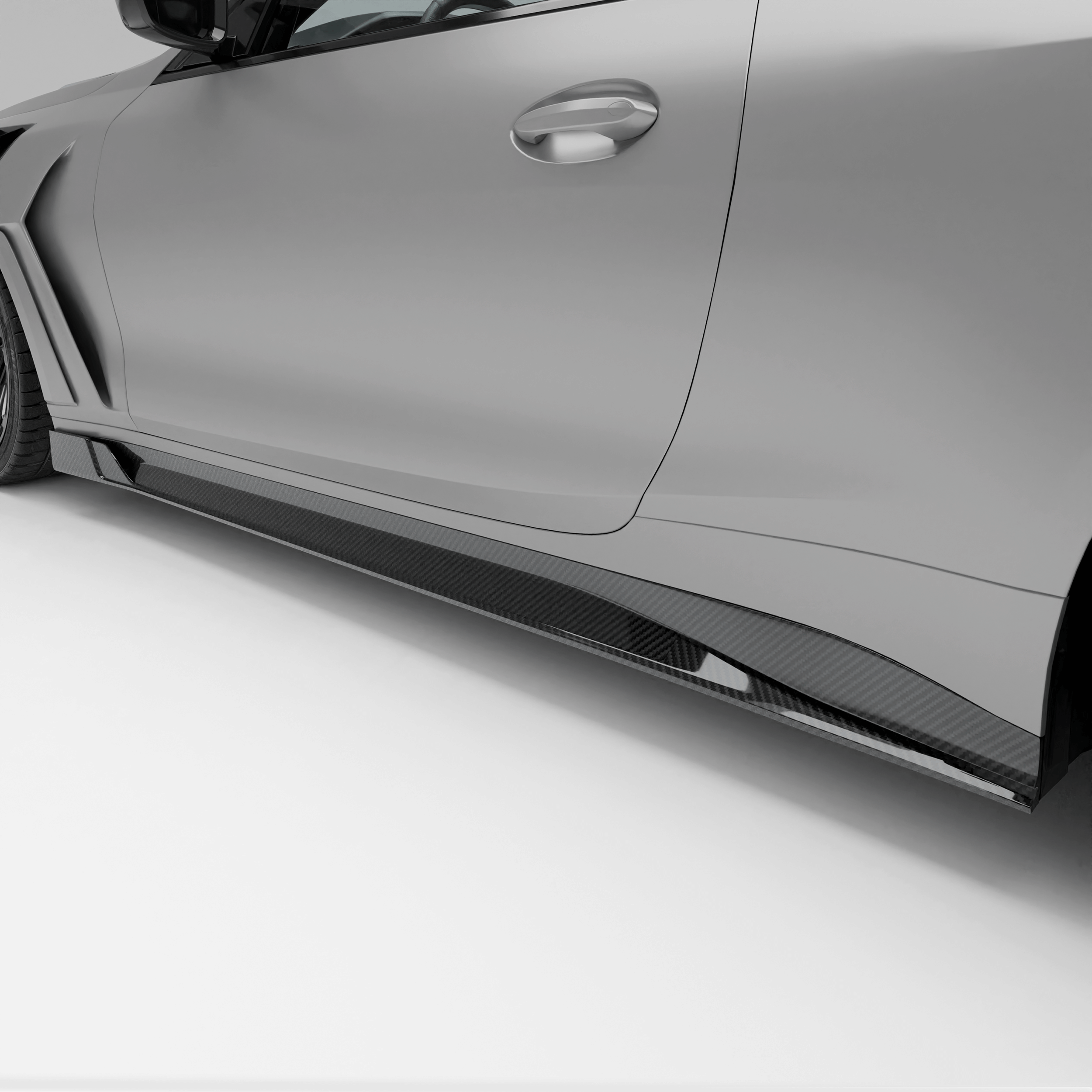 BMW M4 G82 Carbon Fiber Side Skirts - Revozport