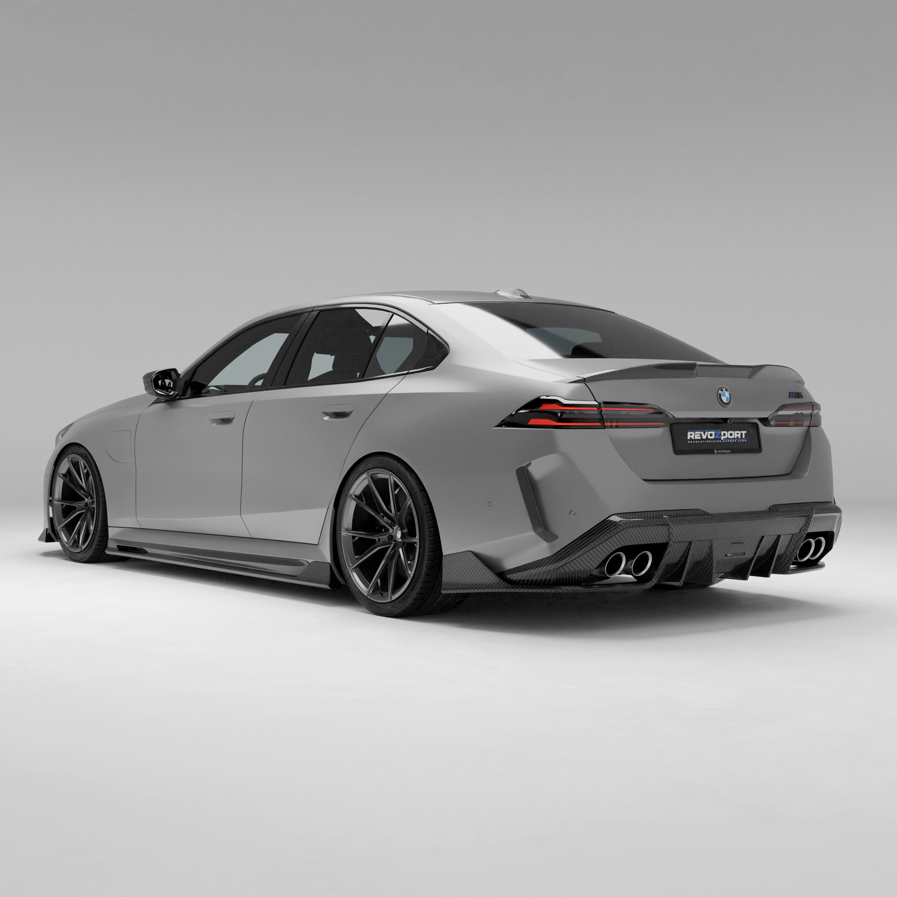 BMW M5 G90 Carbon Fiber Rear Diffuser - Revozport
