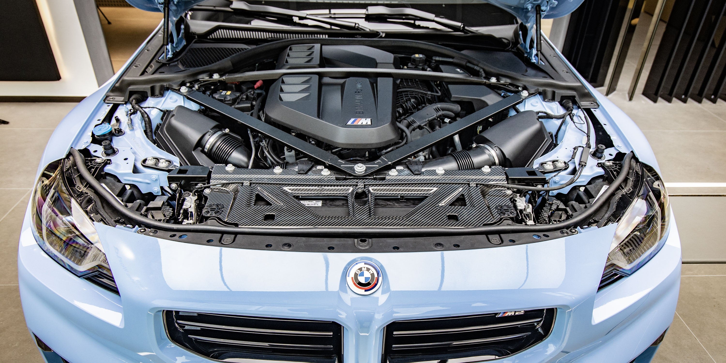 G87 M2 Dry Carbon Fiber Coolant Cover Shroud