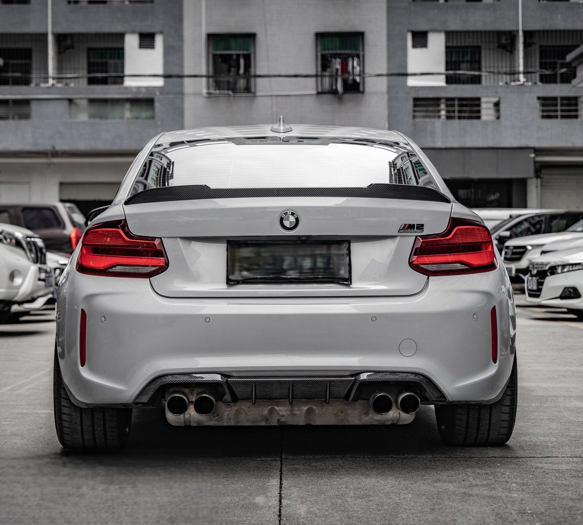 M2/M2C F87/F87C MP Style Dry Carbon Fiber Diffuser
