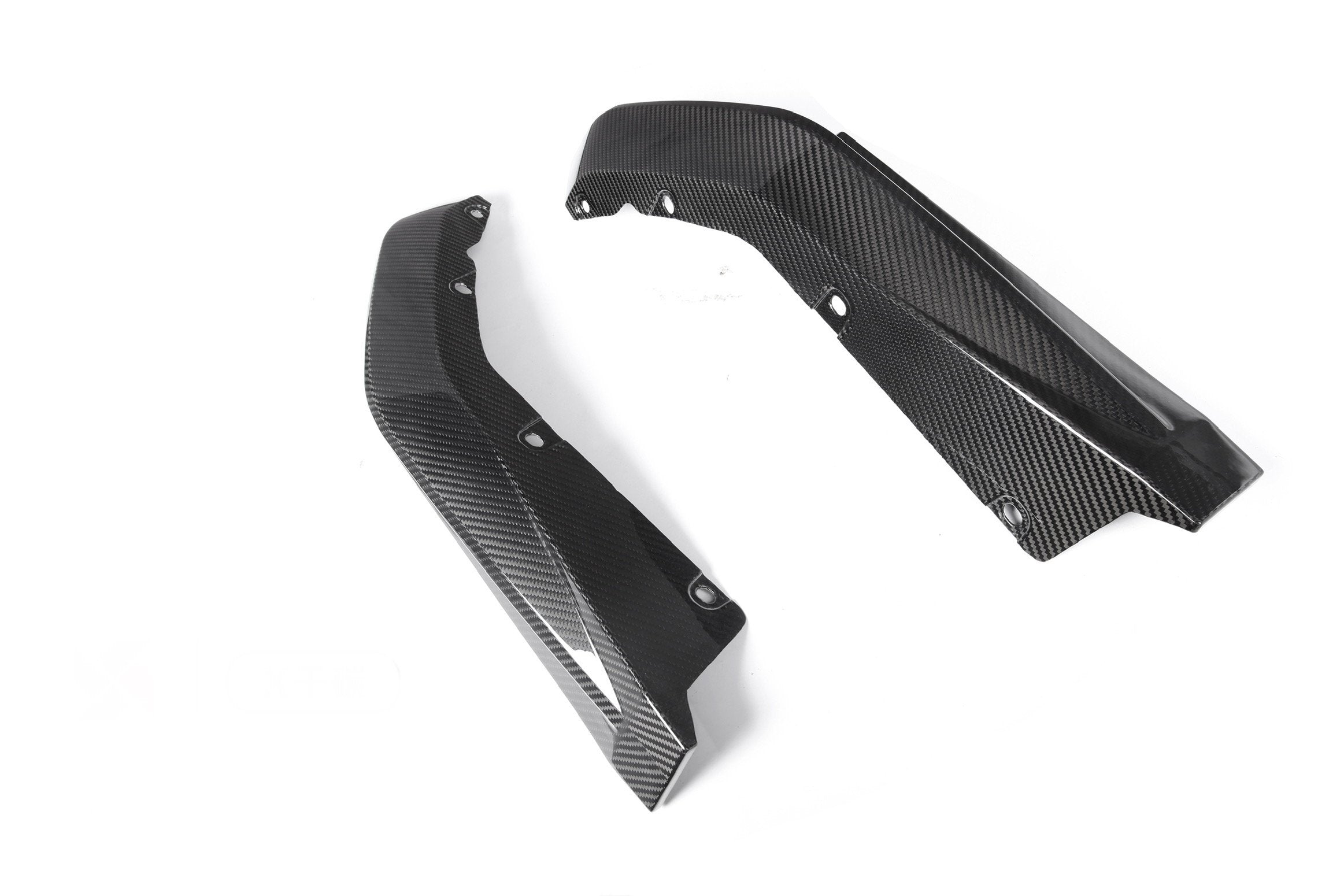 G8X dry carbon fiber rear bumper splitters