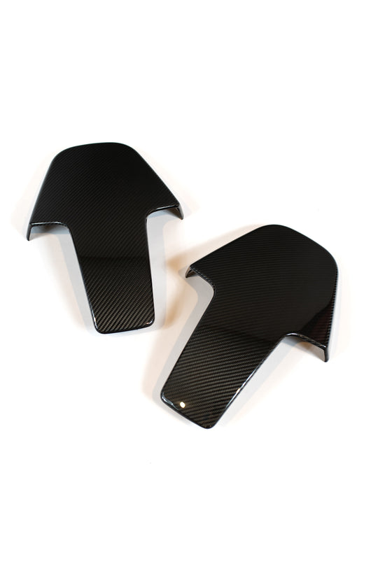 G8X dry carbon fiber headrest covers