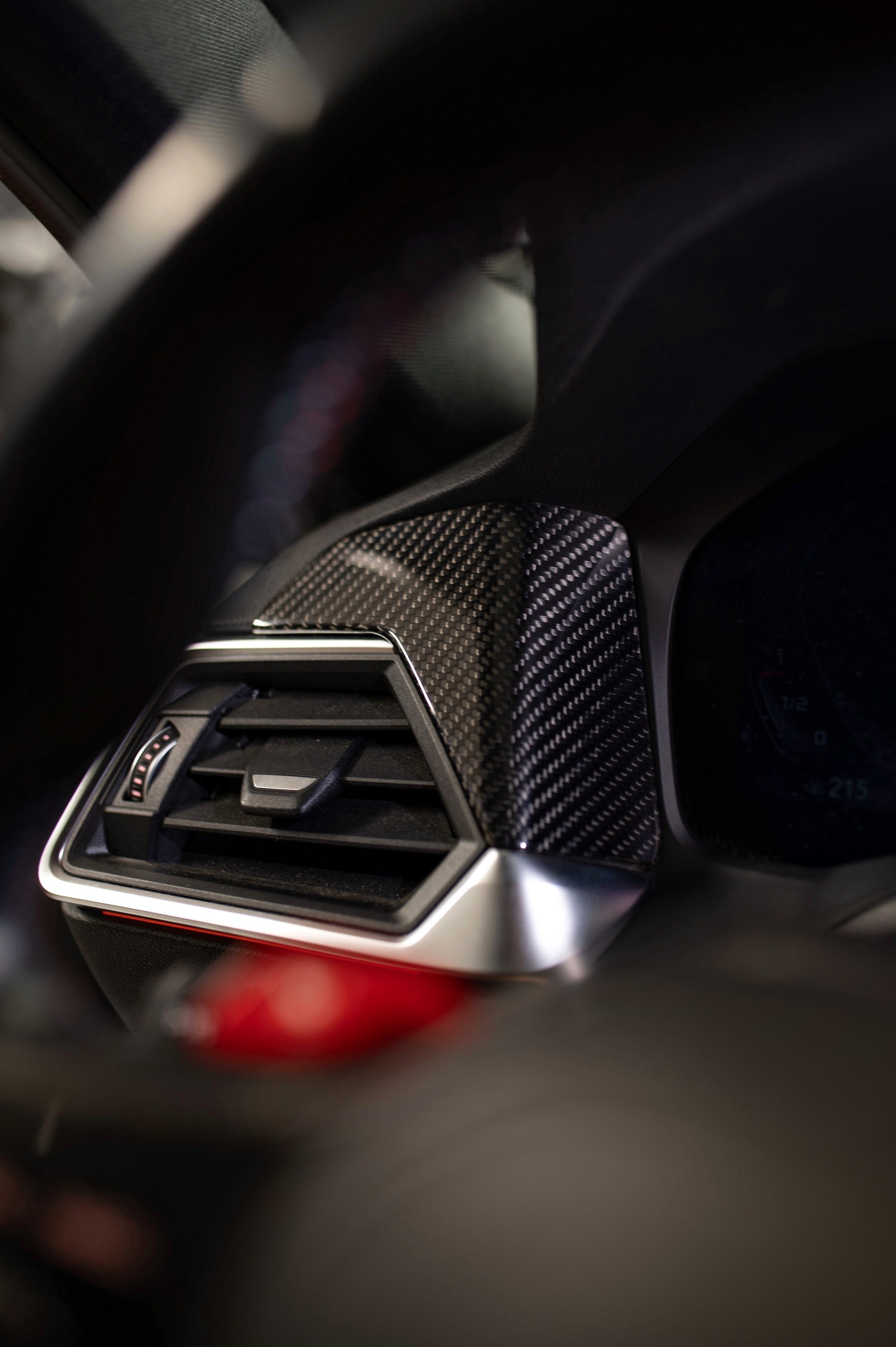 G8X dry carbon fiber driver vent trim cover
