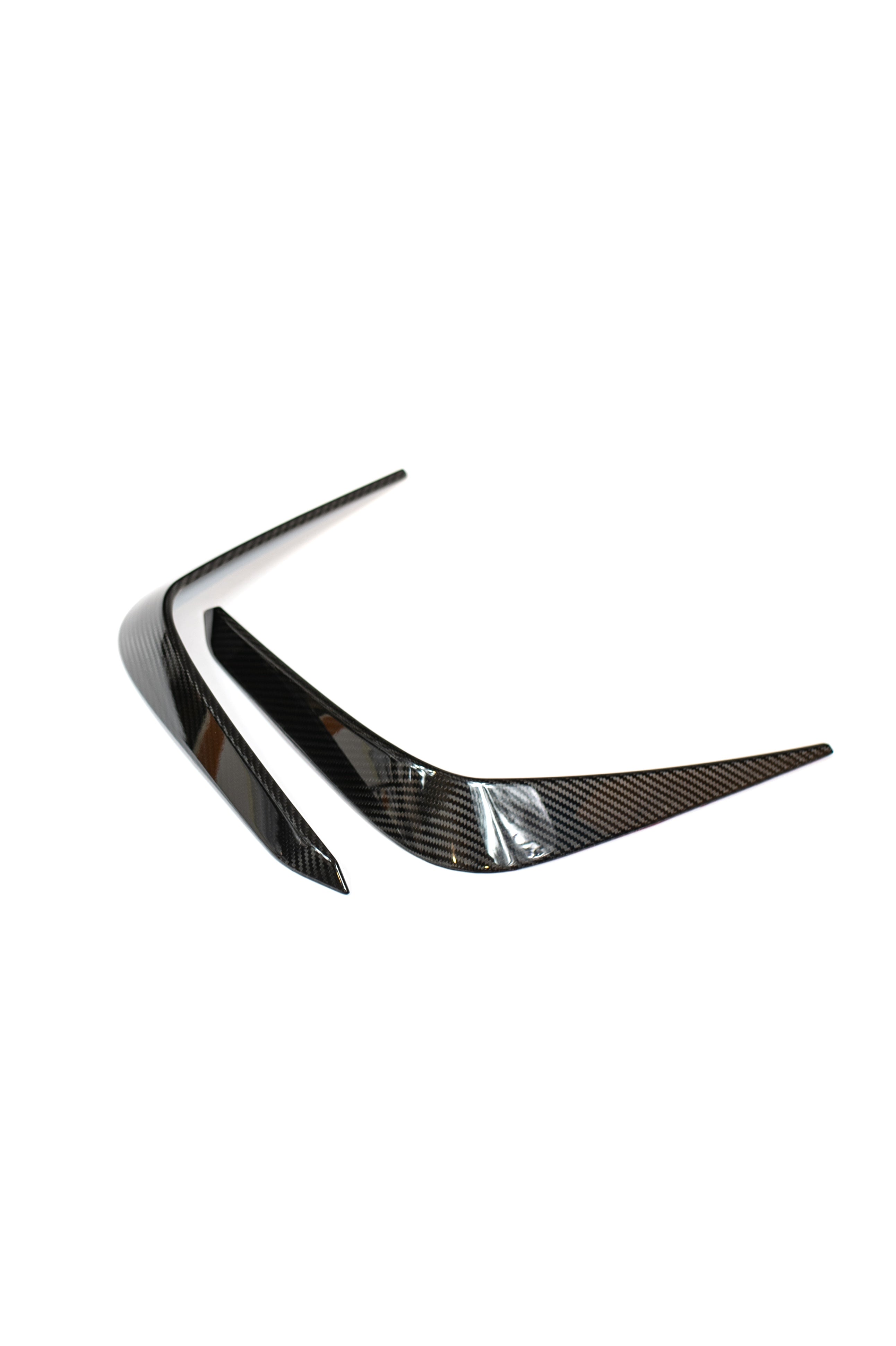 Carbon fiber front bumper trim G8X