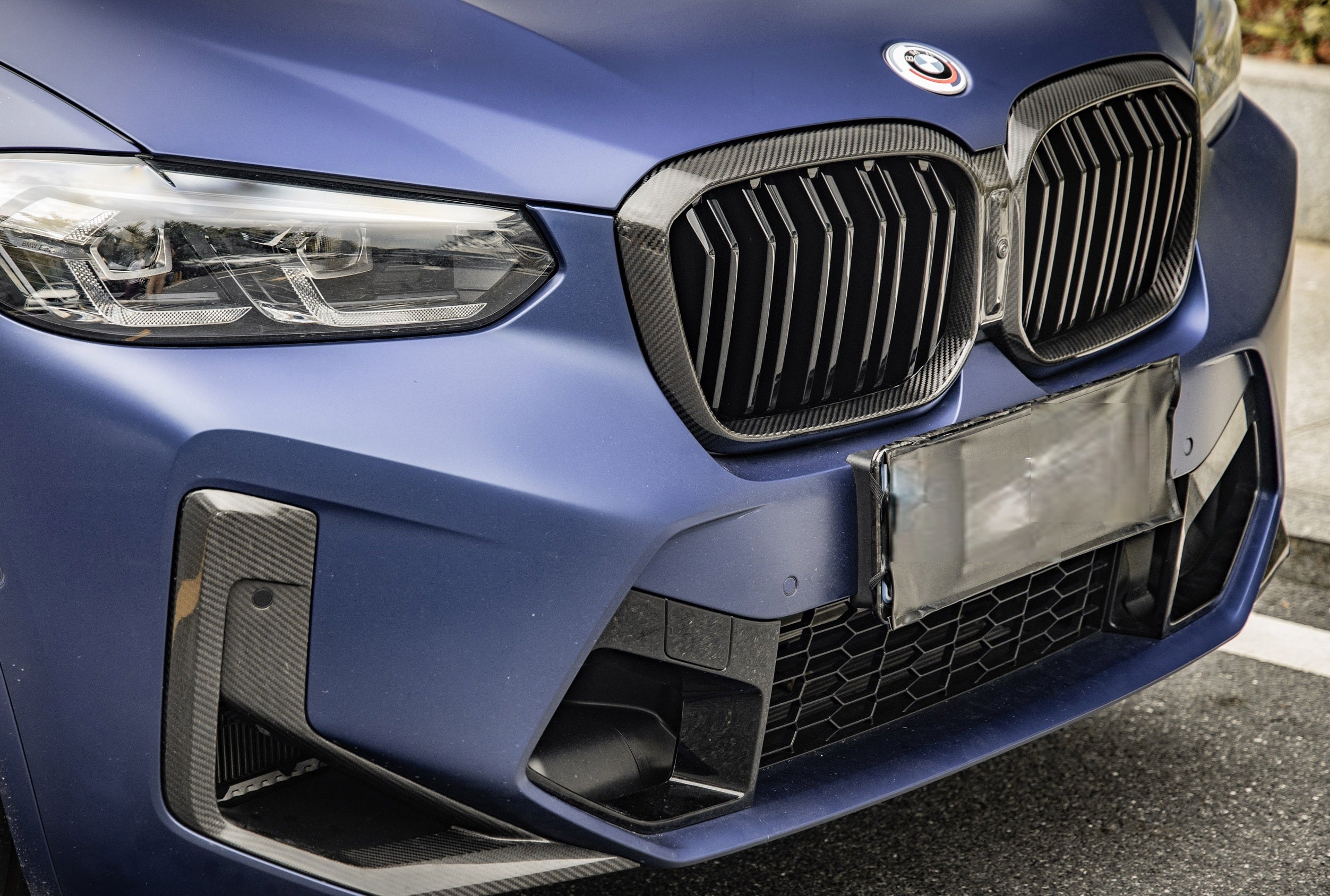 F97 F98 LCI Double Slat Dry Carbon Fiber Grill