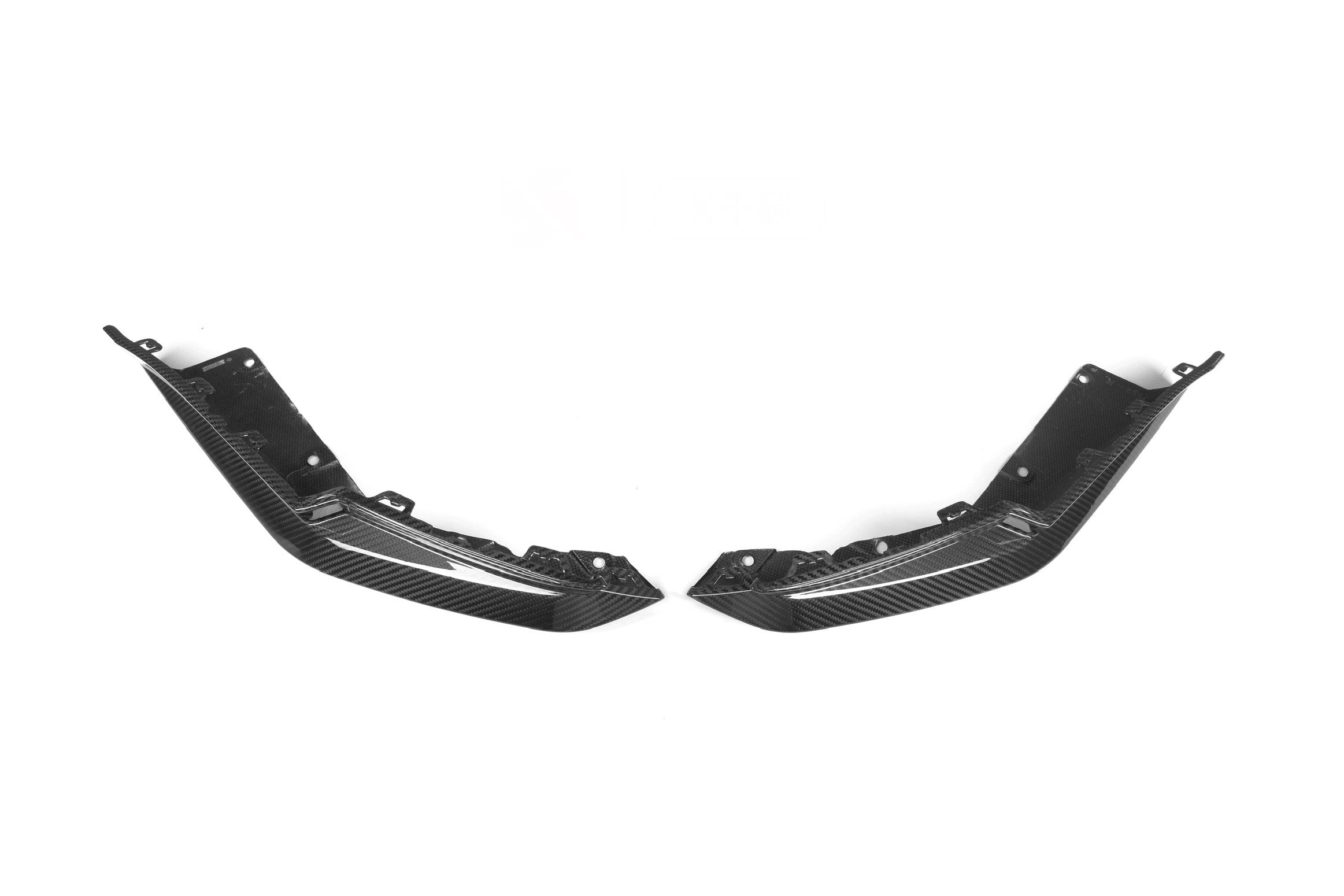 G8X rear carbon fiber bumper splitters