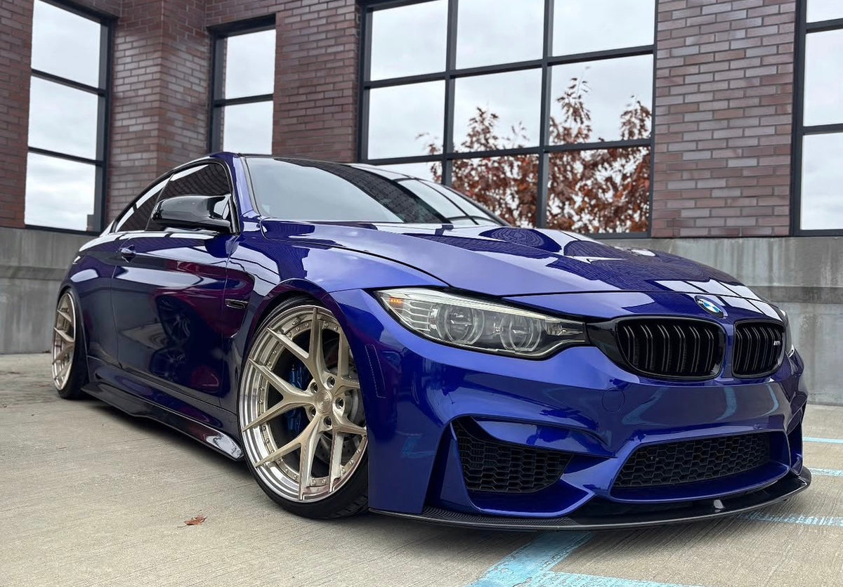 F8X PSM Style Dry Carbon Fiber Side Skirts