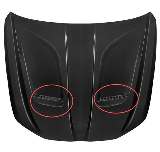 G90 M5 SQ Style Dry Carbon Fiber Vented Hood Inlet and Trim