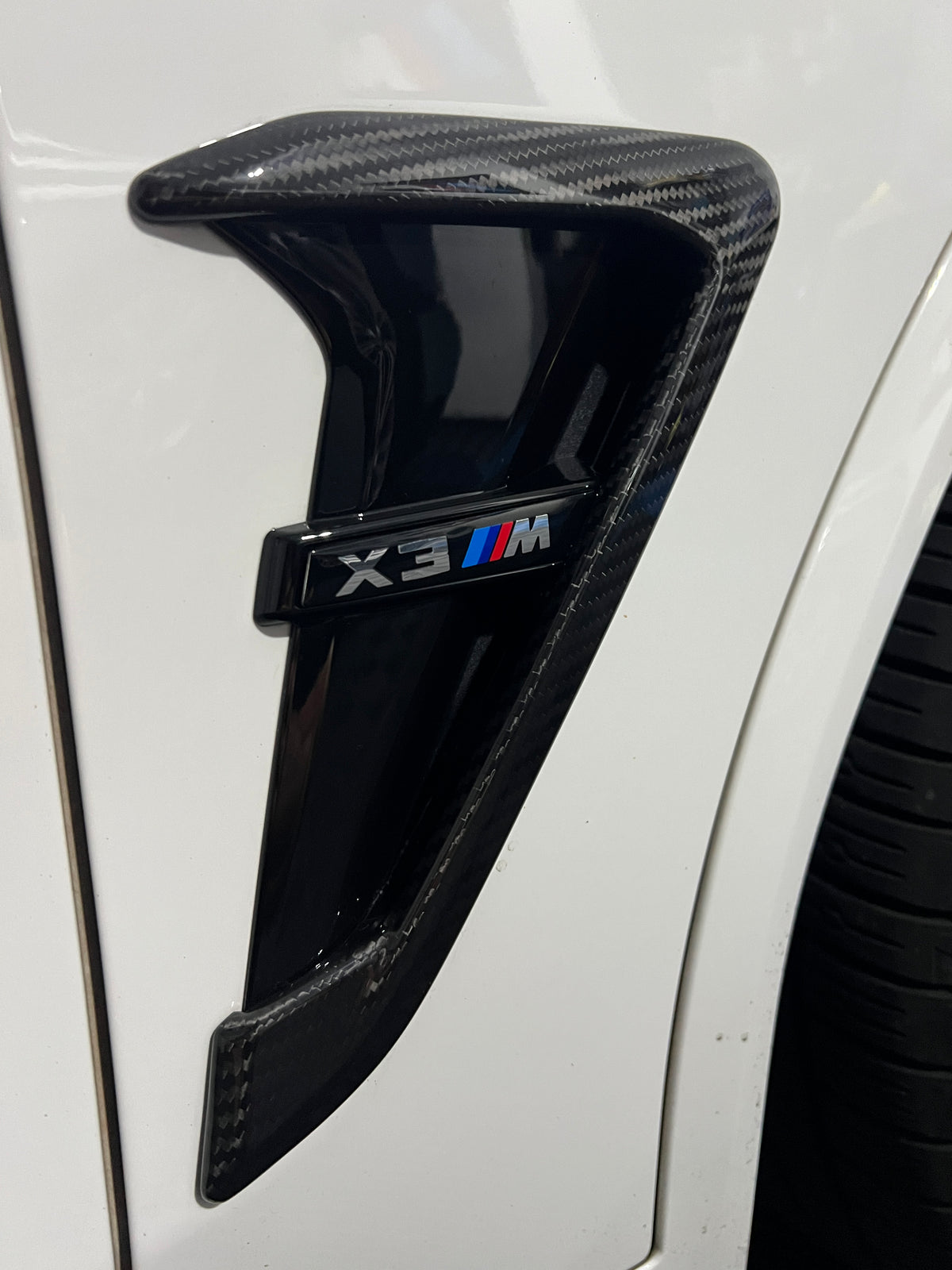 F97/F98 X3M/X4M PRELCI Dry Carbon Side Vent Trim