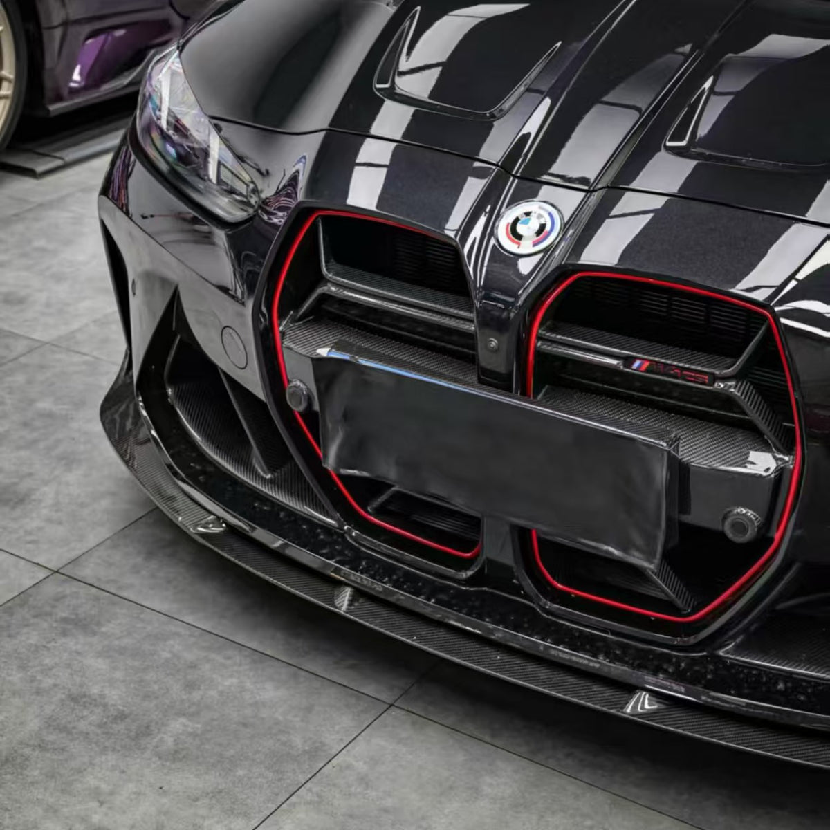 G8X Dry Carbon Fiber V2 REDLINE Grill With or Without ACC